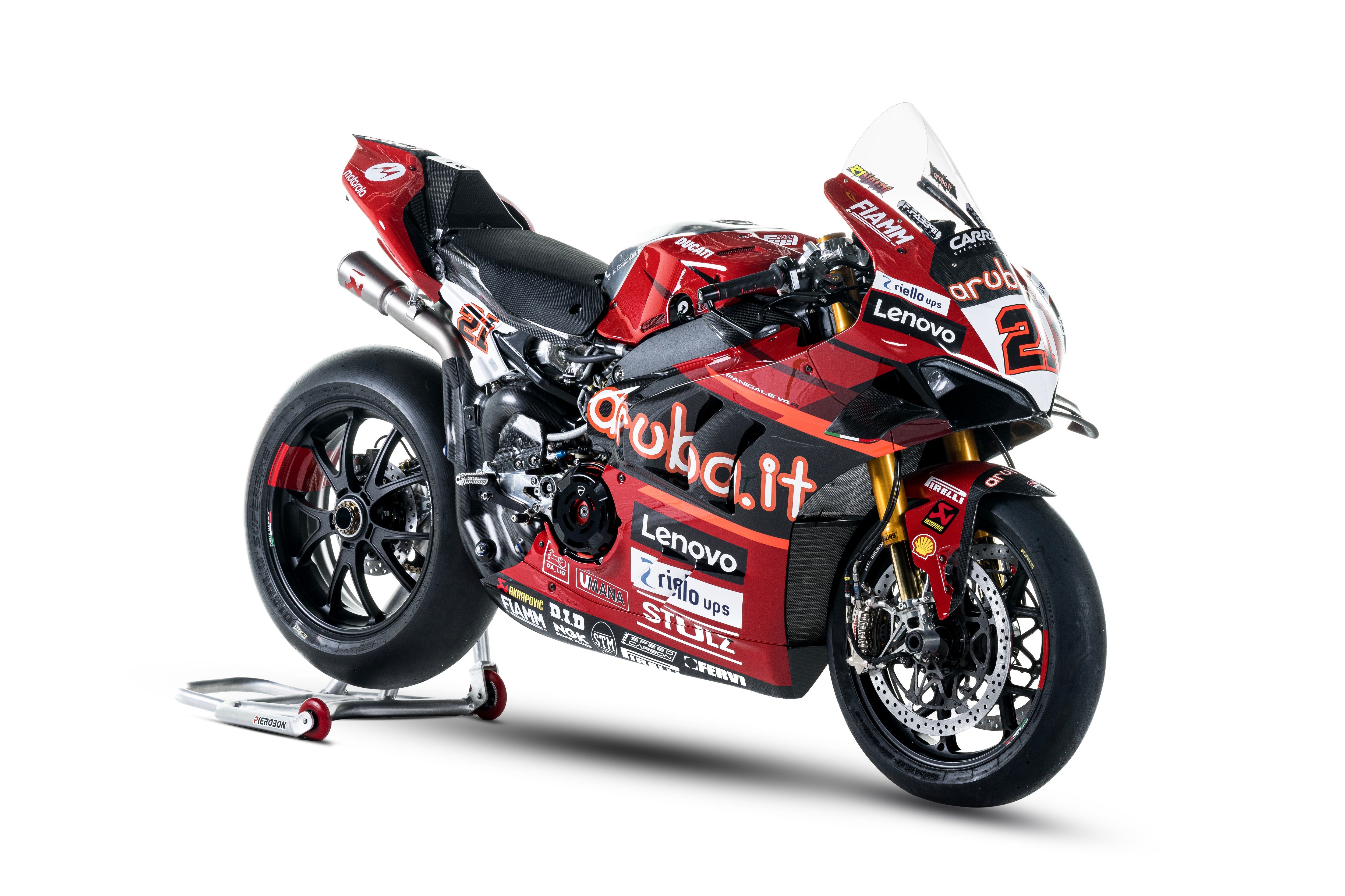 Ducati Panigale V4R Aruba WSBK 2023 Álvaro Bautista Michael Rinaldi 03