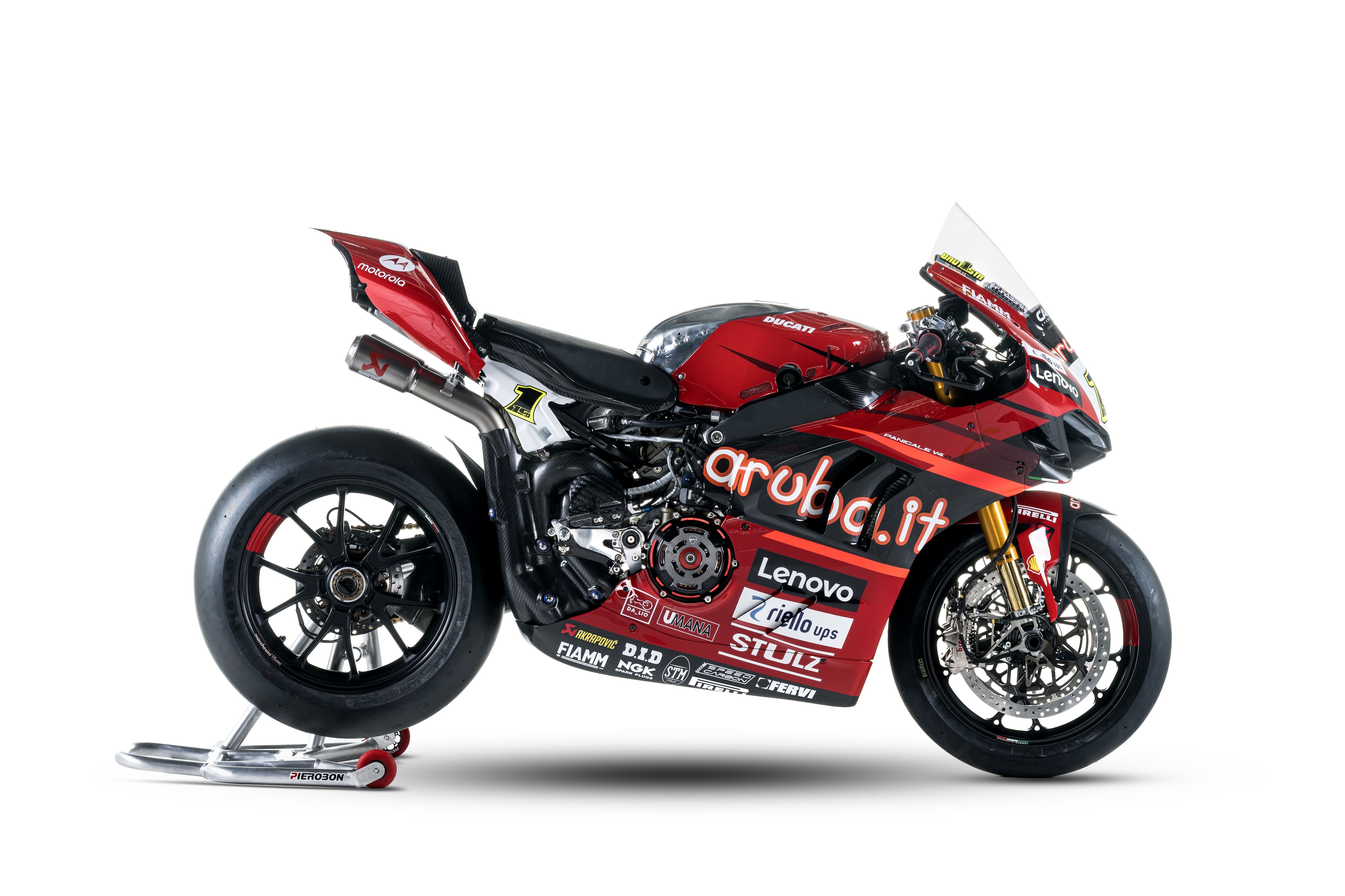Ducati Panigale V4R Aruba WSBK 2023 Álvaro Bautista Michael Rinaldi 04