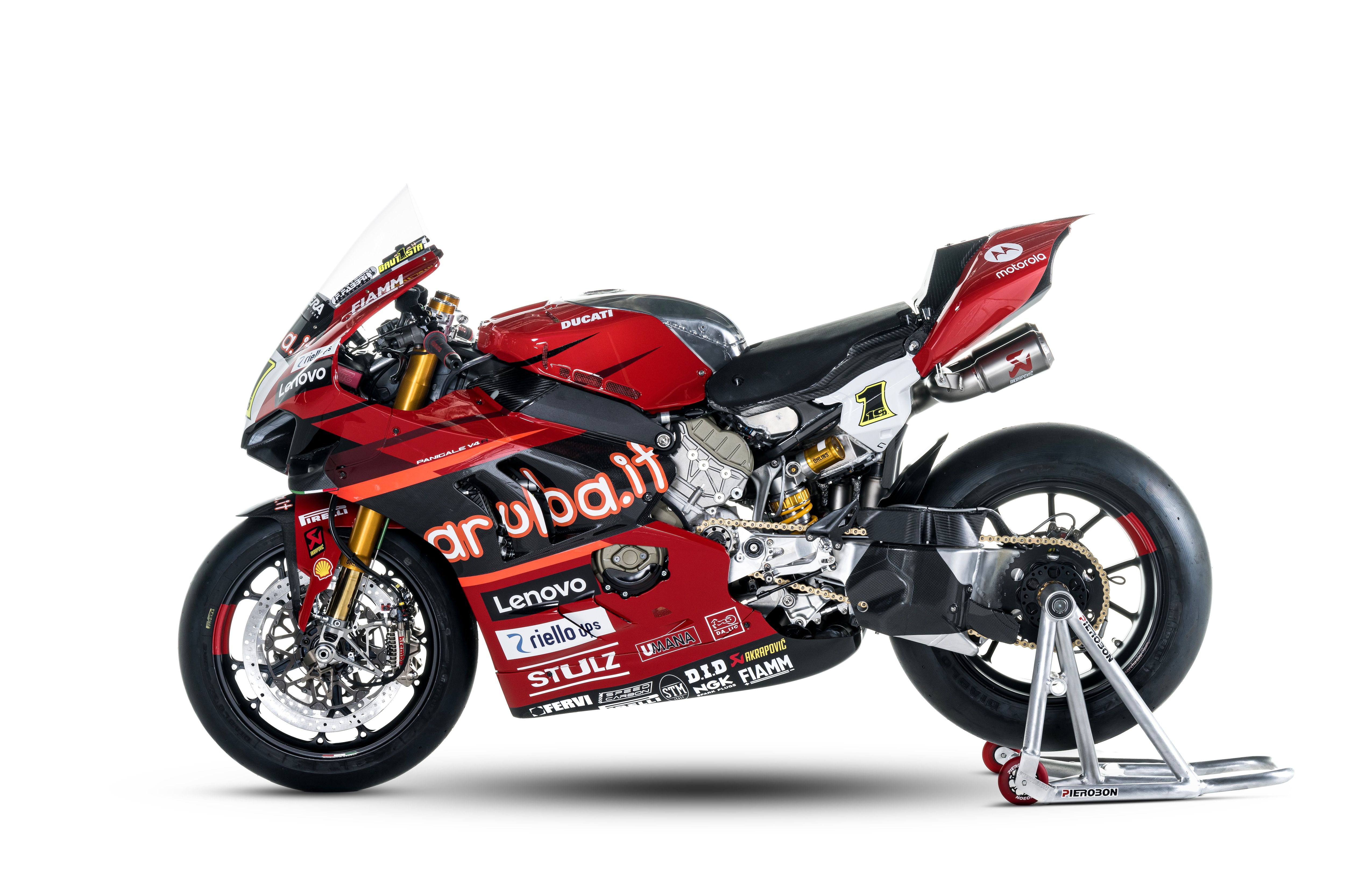 Ducati Panigale V4R Aruba WSBK 2023 Álvaro Bautista Michael Rinaldi 05