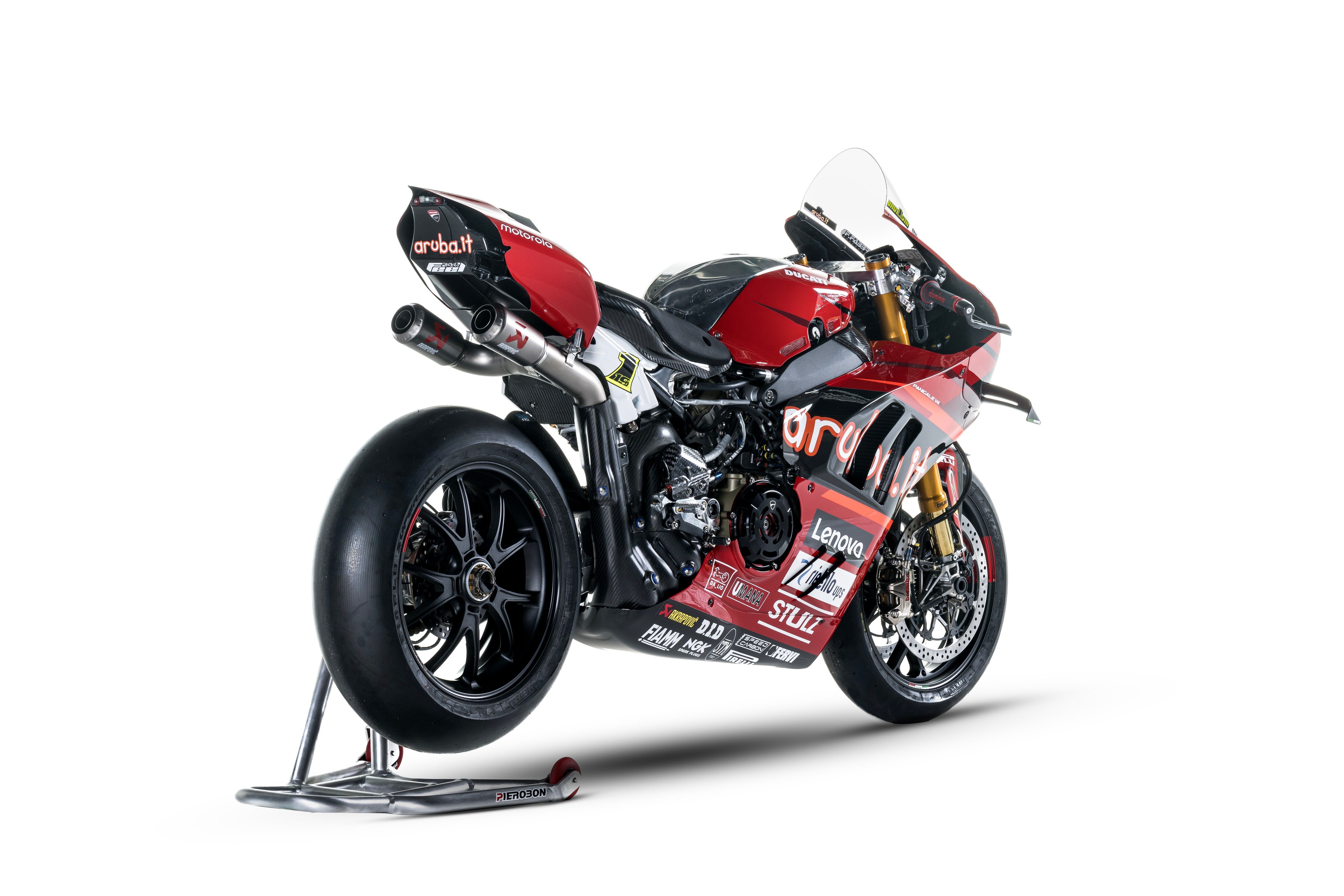 Ducati Panigale V4R Aruba WSBK 2023 Álvaro Bautista Michael Rinaldi 11