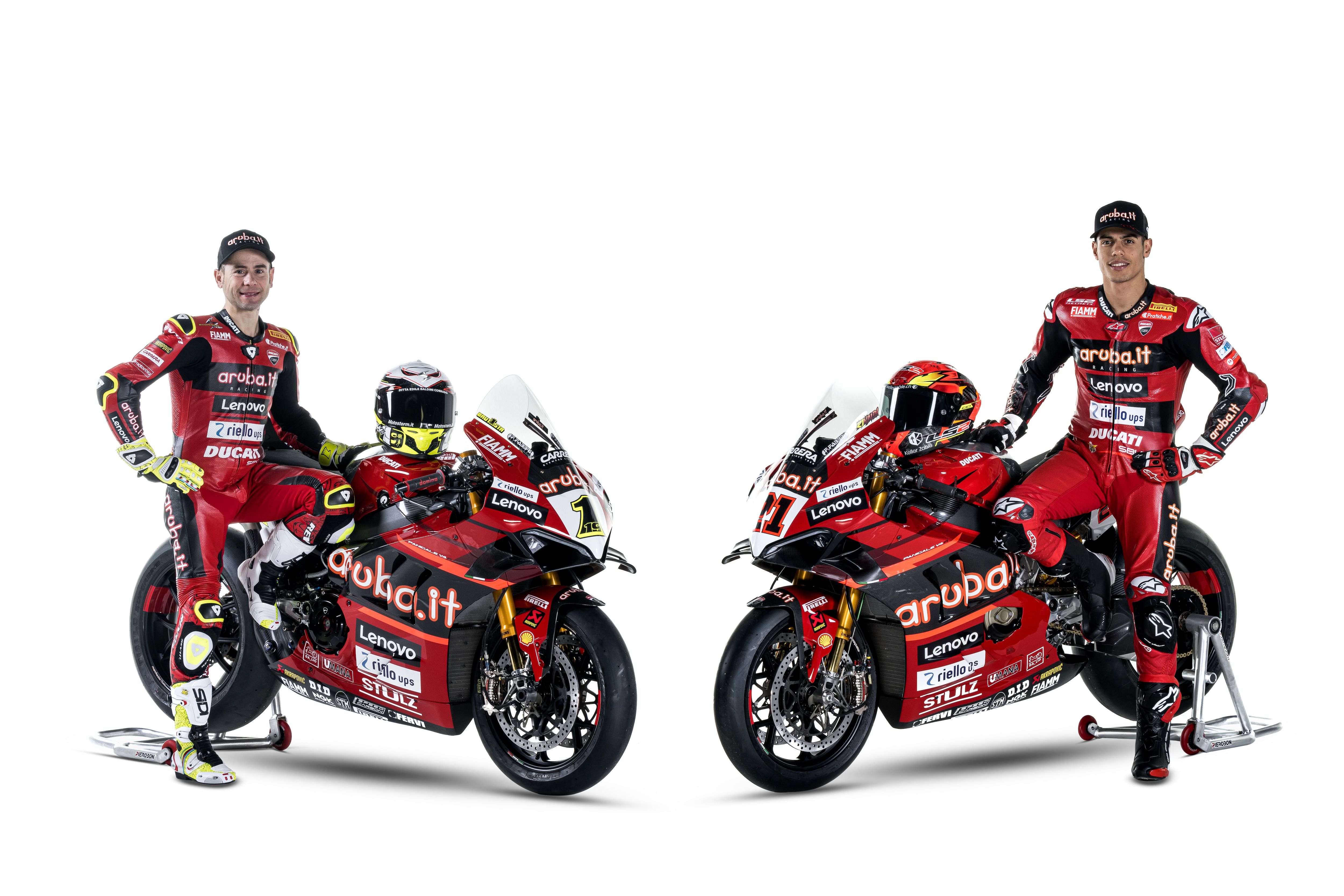 Ducati Panigale V4R Aruba WSBK 2023 Álvaro Bautista Michael Rinaldi 12