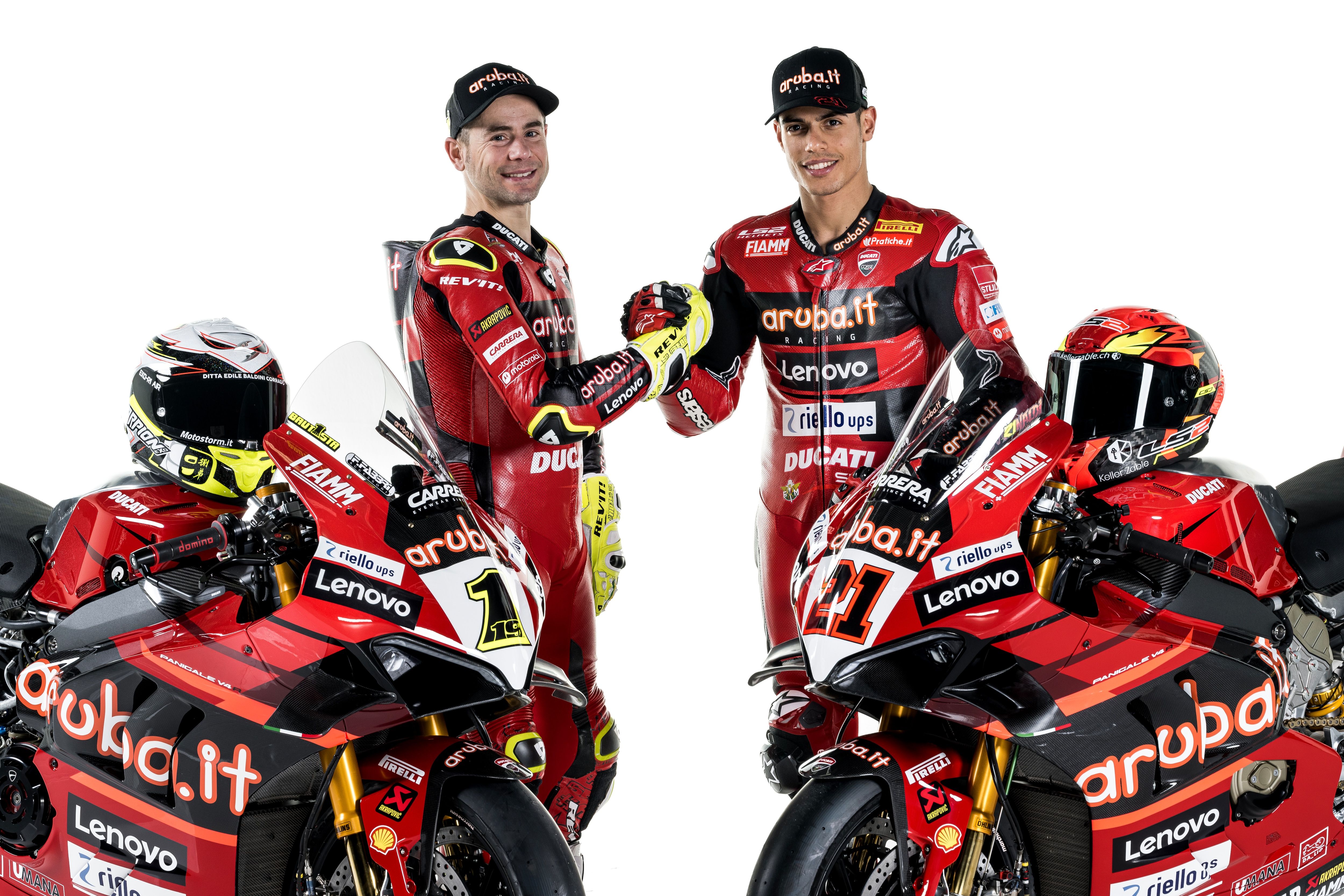 Ducati Panigale V4R Aruba WSBK 2023 Álvaro Bautista Michael Rinaldi 13