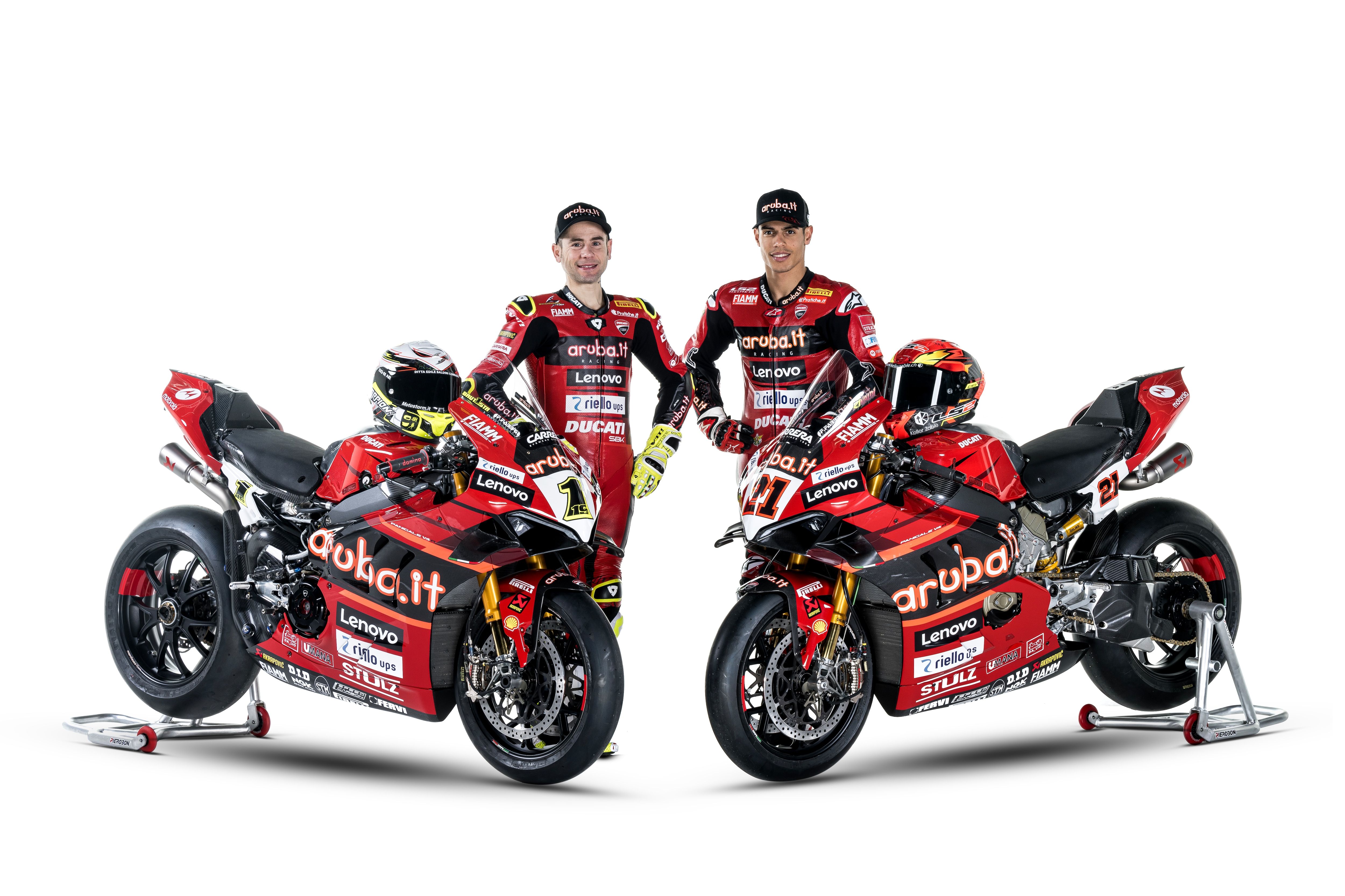 Ducati Panigale V4R Aruba WSBK 2023 Álvaro Bautista Michael Rinaldi 31