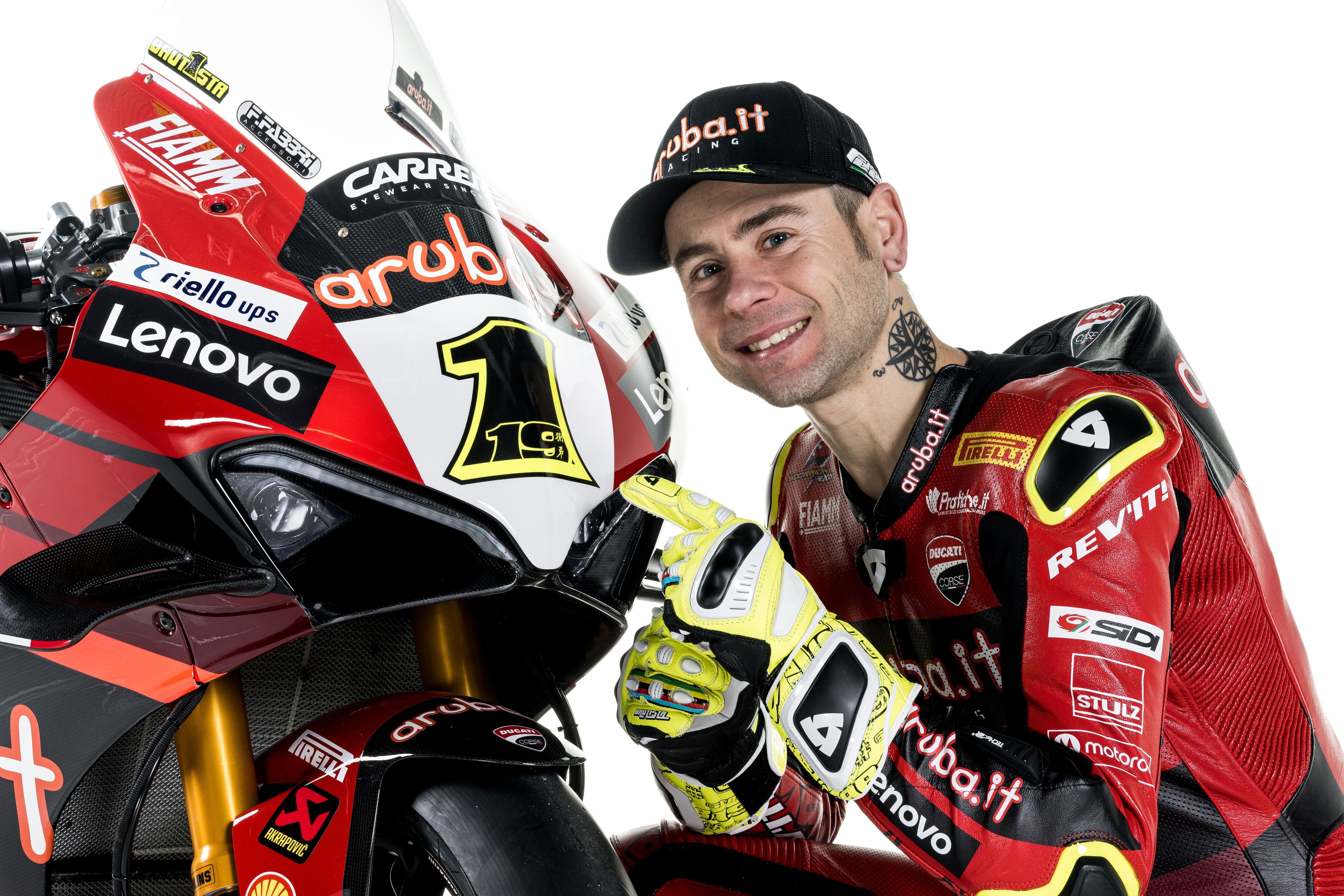 Ducati Panigale V4R Aruba WSBK 2023 Álvaro Bautista Michael Rinaldi 32