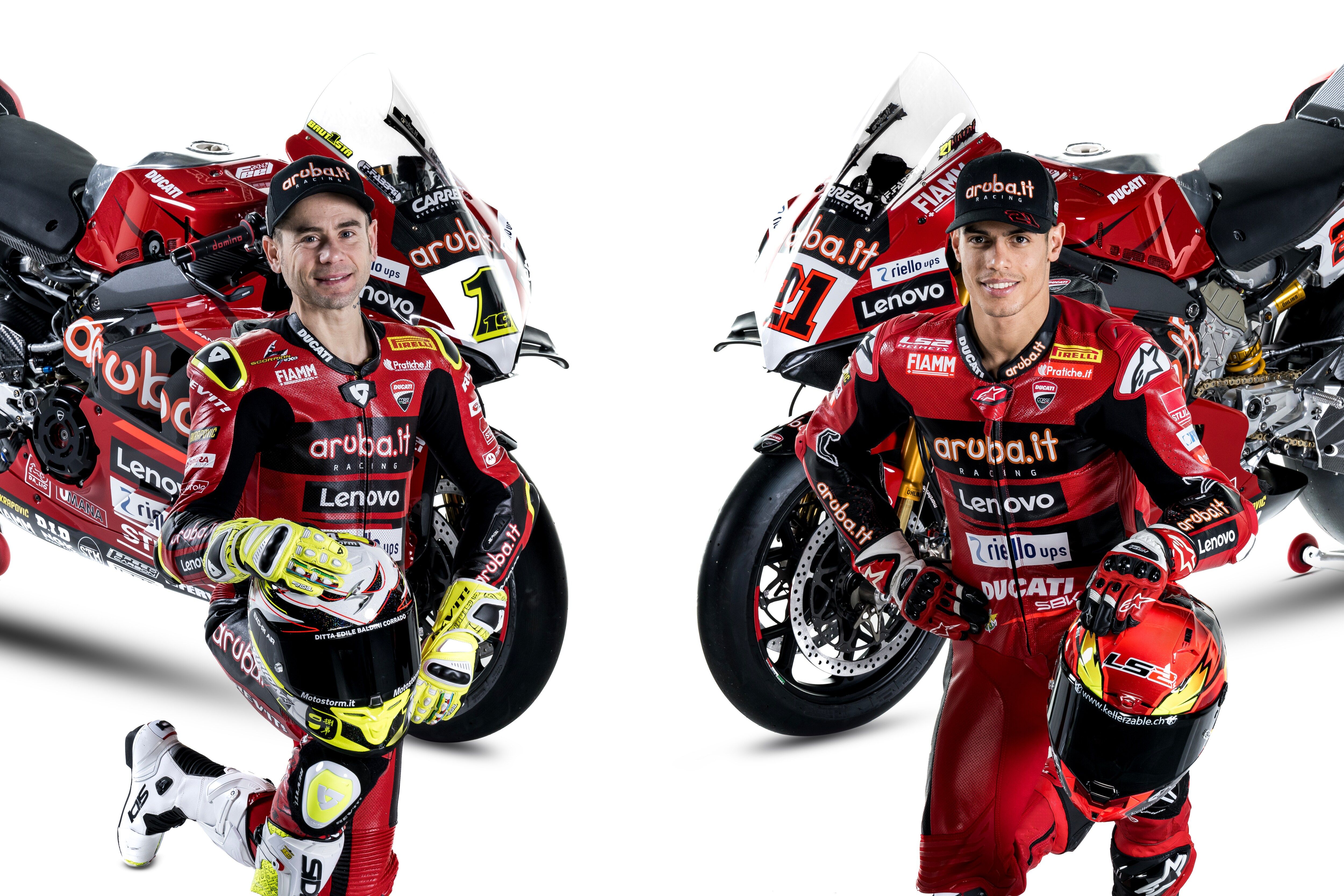 Ducati Panigale V4R Aruba WSBK 2023 Álvaro Bautista Michael Rinaldi 43