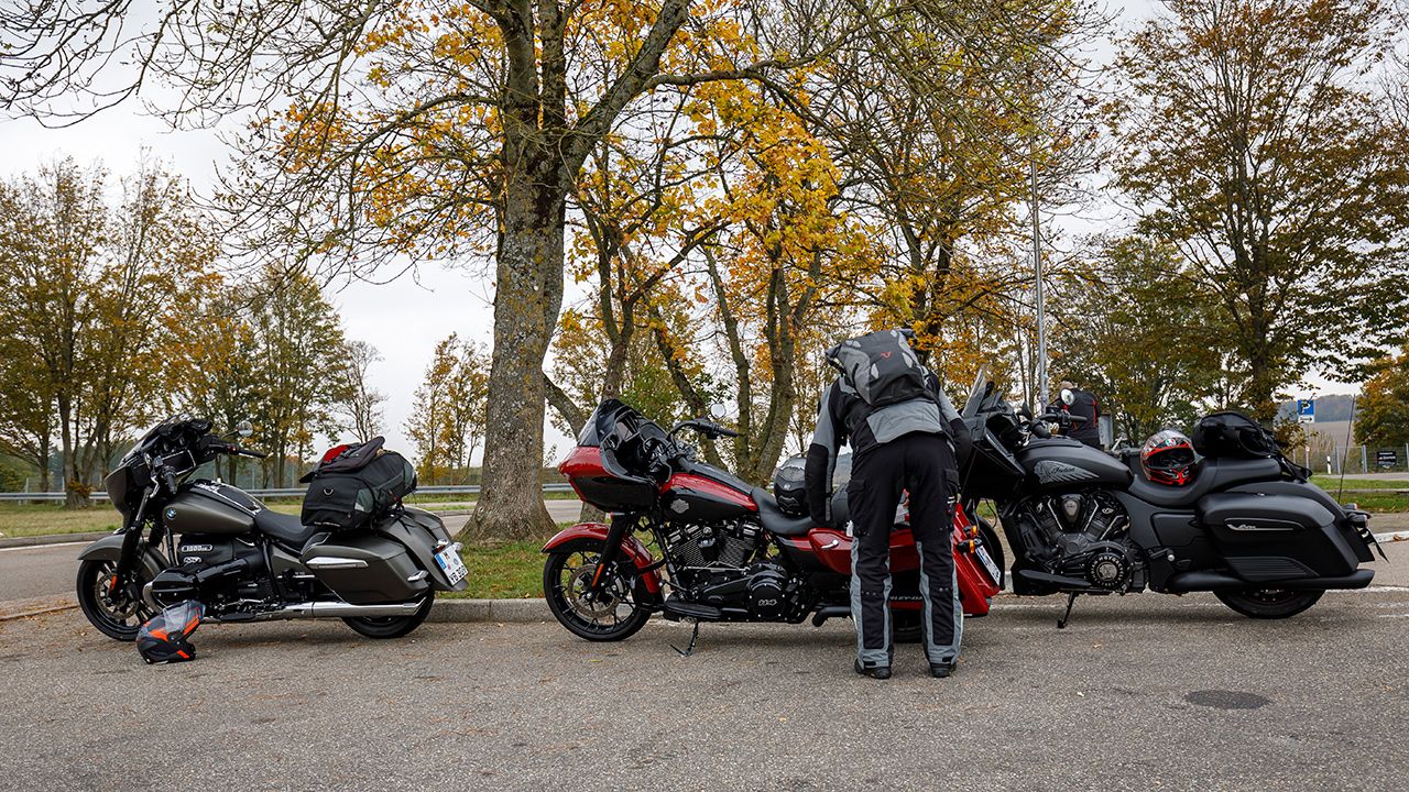 Comparativa motos bagger