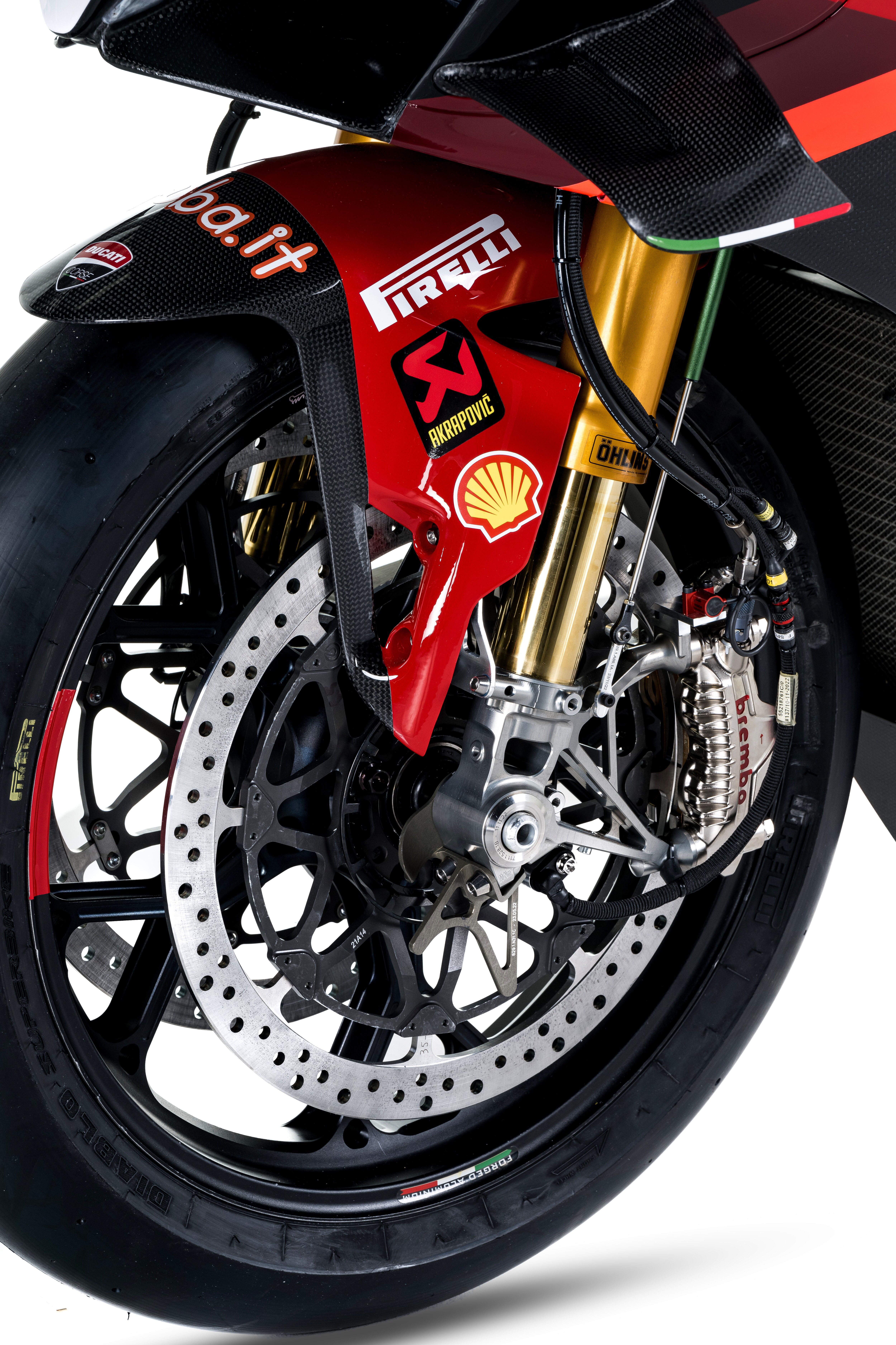 Ducati Panigale V4R Aruba WSBK 2023 Álvaro Bautista Michael Rinaldi 49