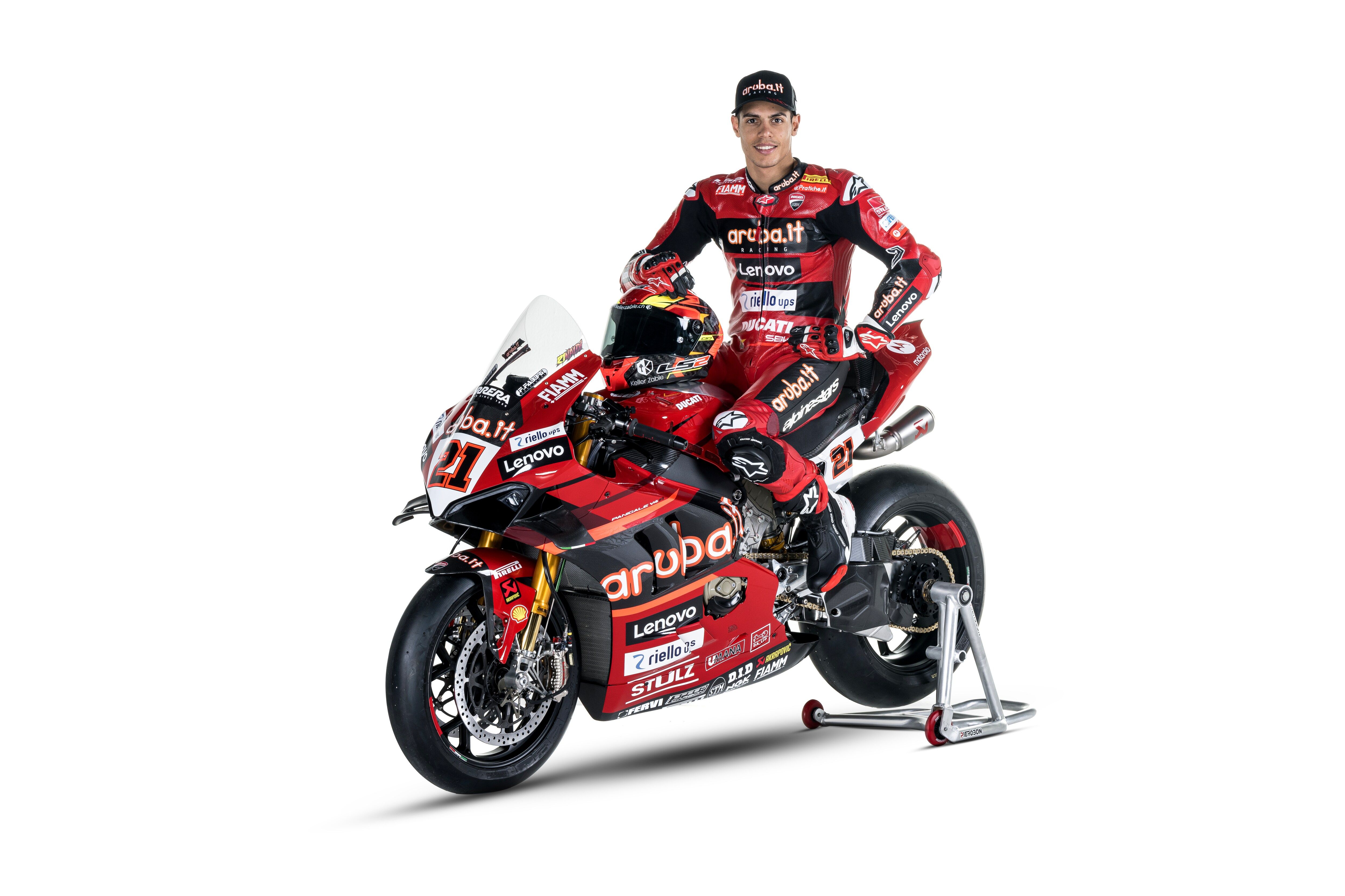 Ducati Panigale V4R Aruba WSBK 2023 Álvaro Bautista Michael Rinaldi 53