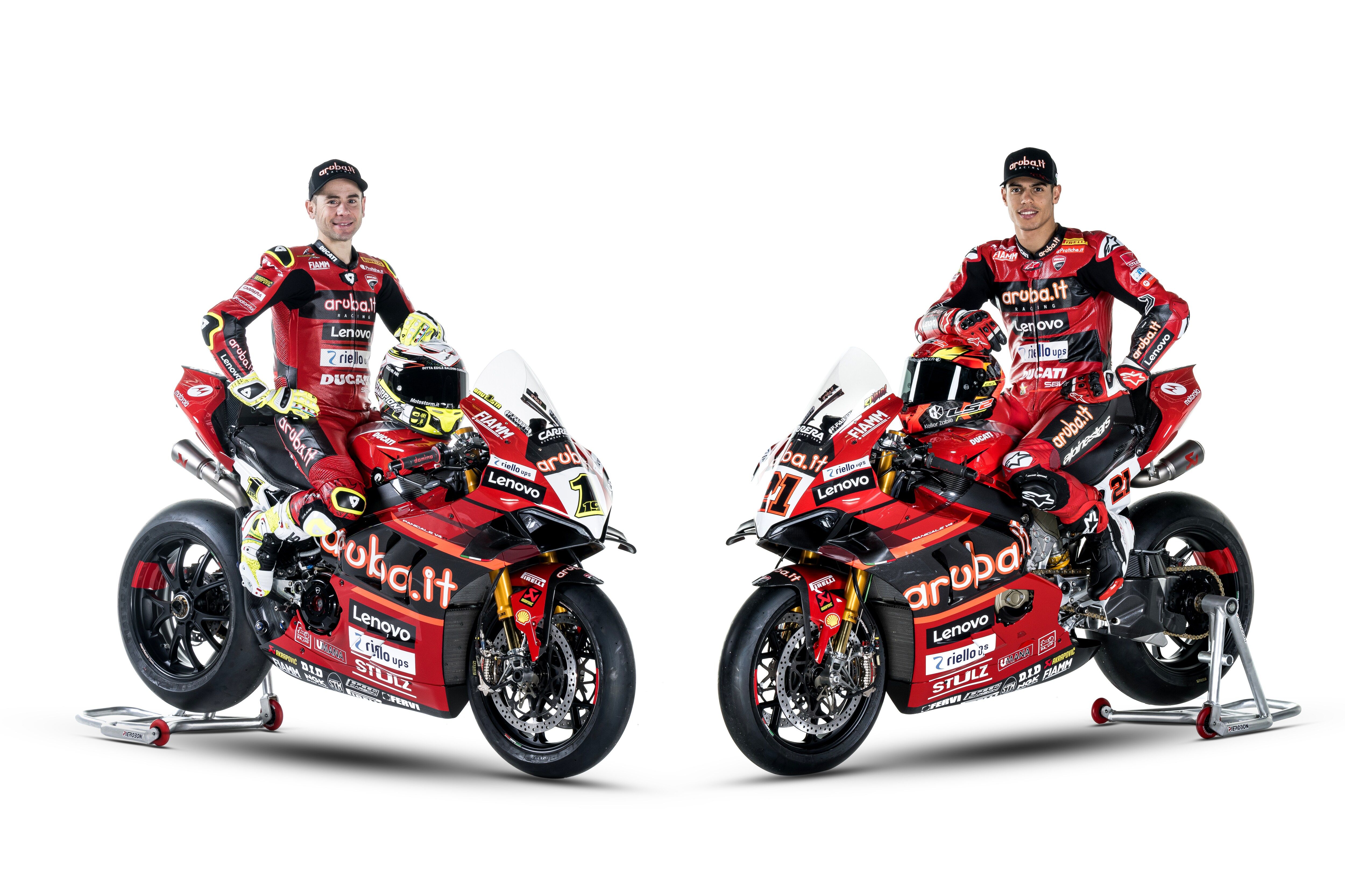 Ducati Panigale V4R Aruba WSBK 2023 Álvaro Bautista Michael Rinaldi 62