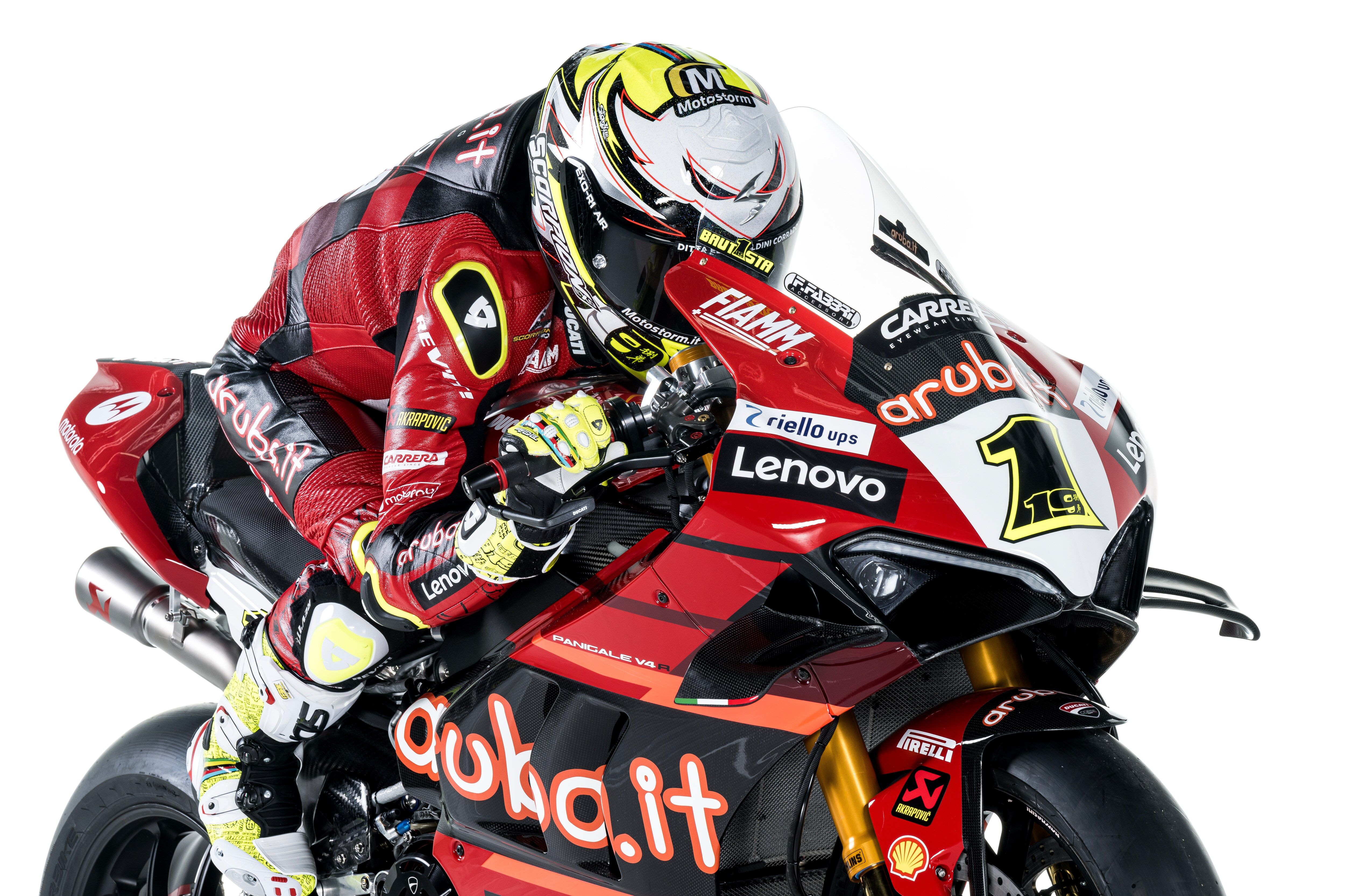 Ducati Panigale V4R Aruba WSBK 2023 Álvaro Bautista Michael Rinaldi 63
