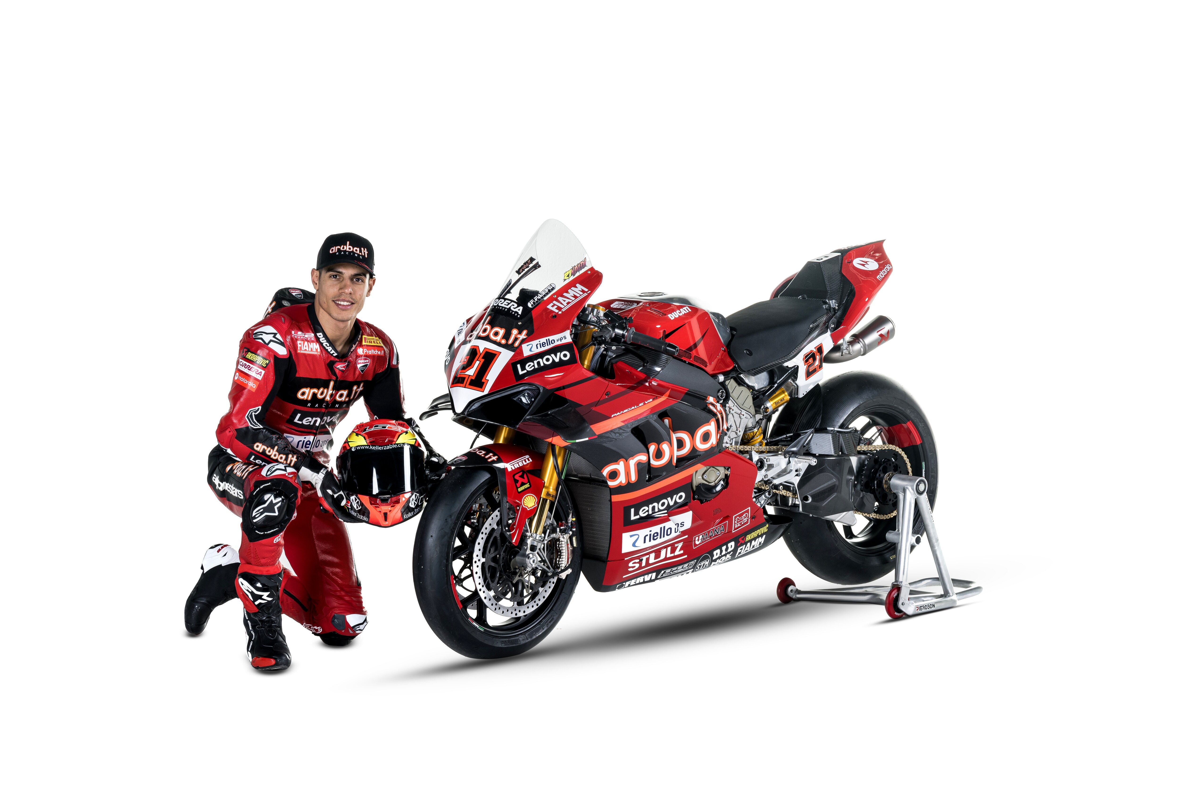 Ducati Panigale V4R Aruba WSBK 2023 Álvaro Bautista Michael Rinaldi 64