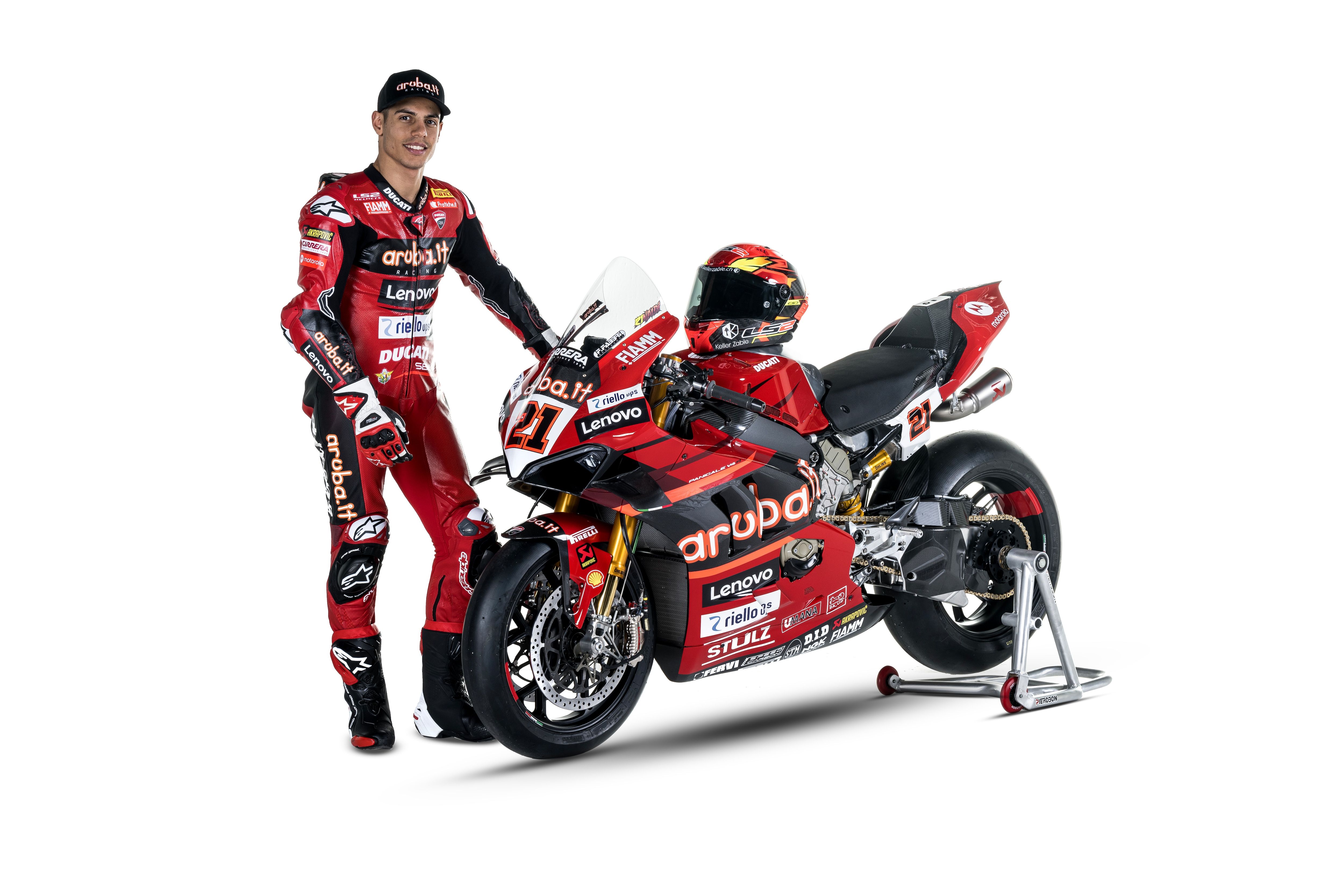 Ducati Panigale V4R Aruba WSBK 2023 Álvaro Bautista Michael Rinaldi 69