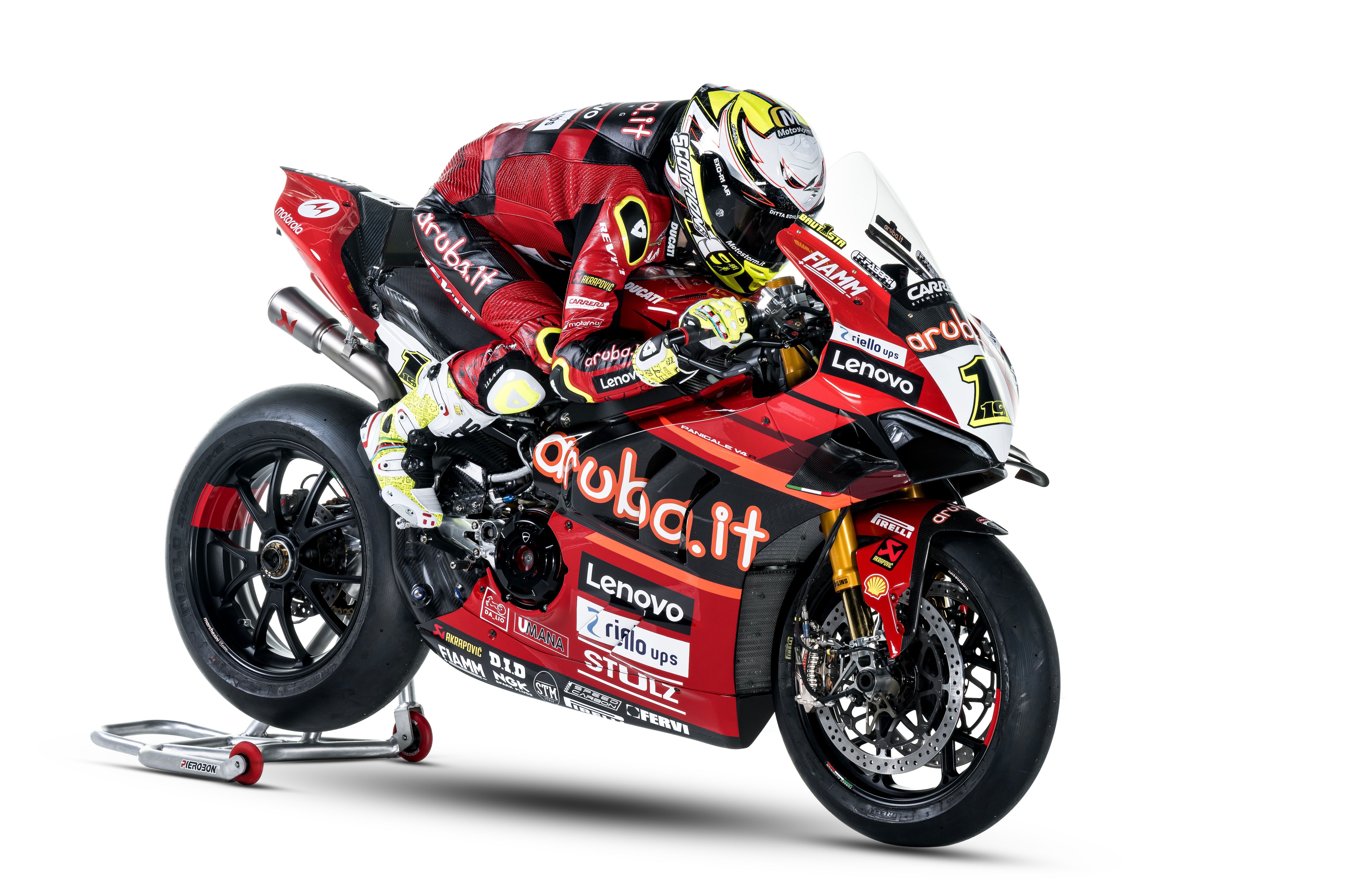 Ducati Panigale V4R Aruba WSBK 2023 Álvaro Bautista Michael Rinaldi 70