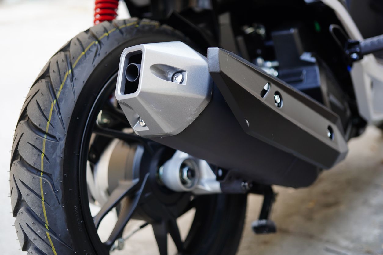 Protector de tubo de escape para moto