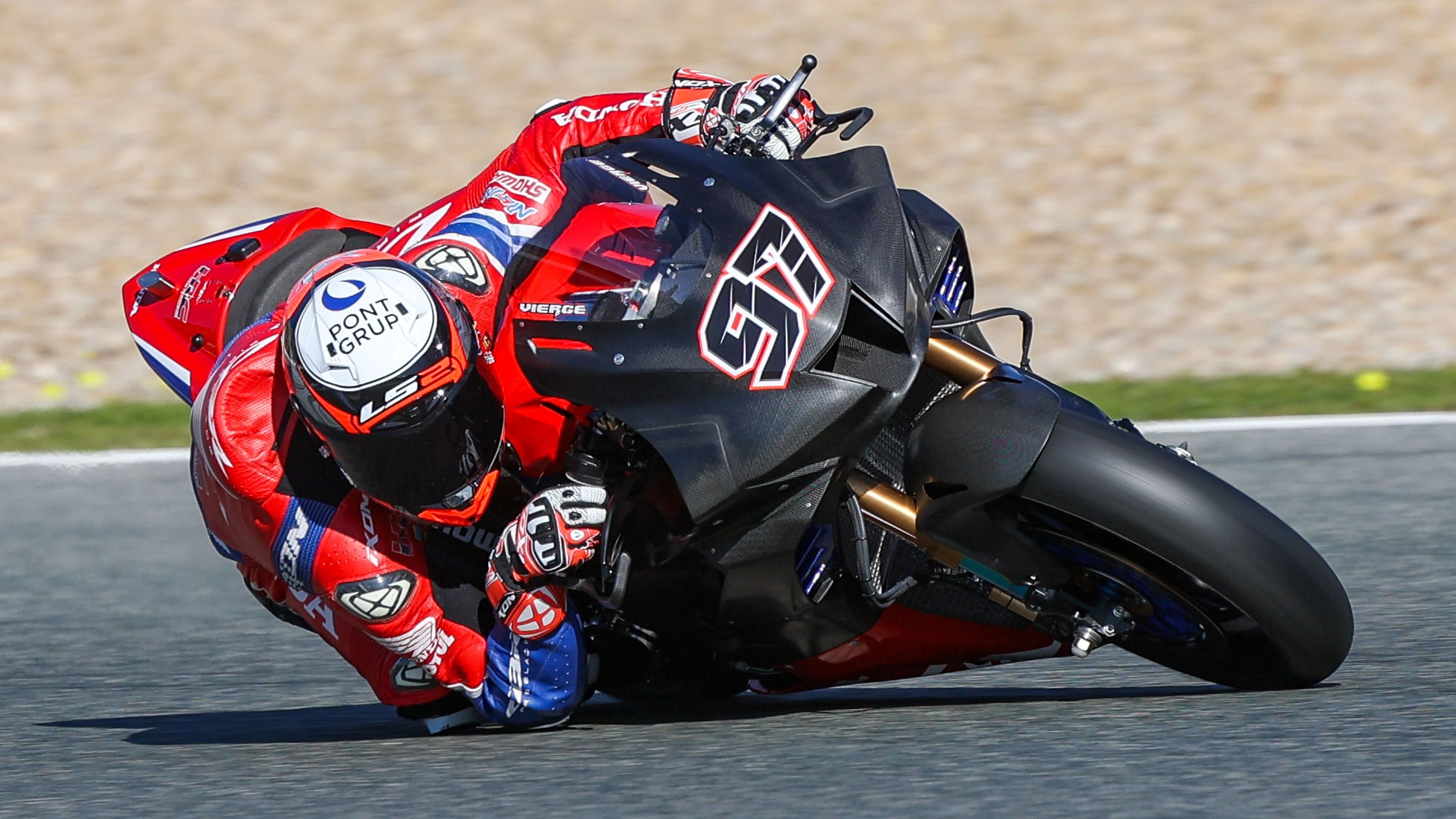 Xavi Vierge, test WSBK Jerez 2023