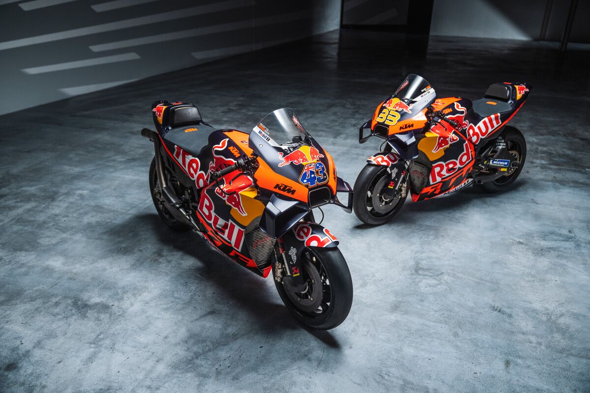 KTM RC16 Red Bull Factory MotoGP 2023 Brad Binder Jack Miller 48