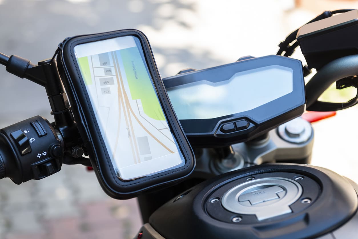Toma usb en la moto