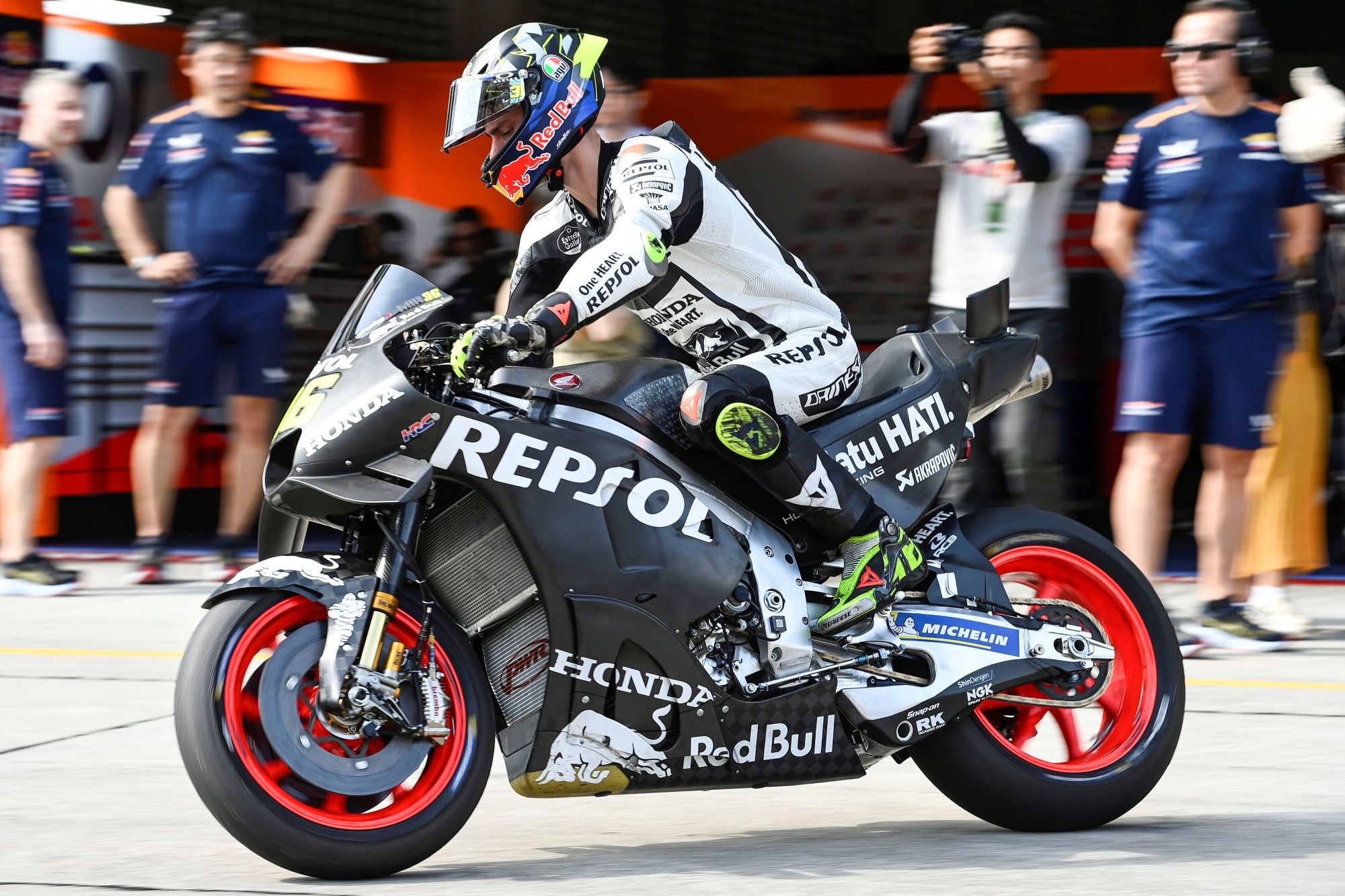 Honda RC213V MotoGP 2023 detalles test Sepang 04