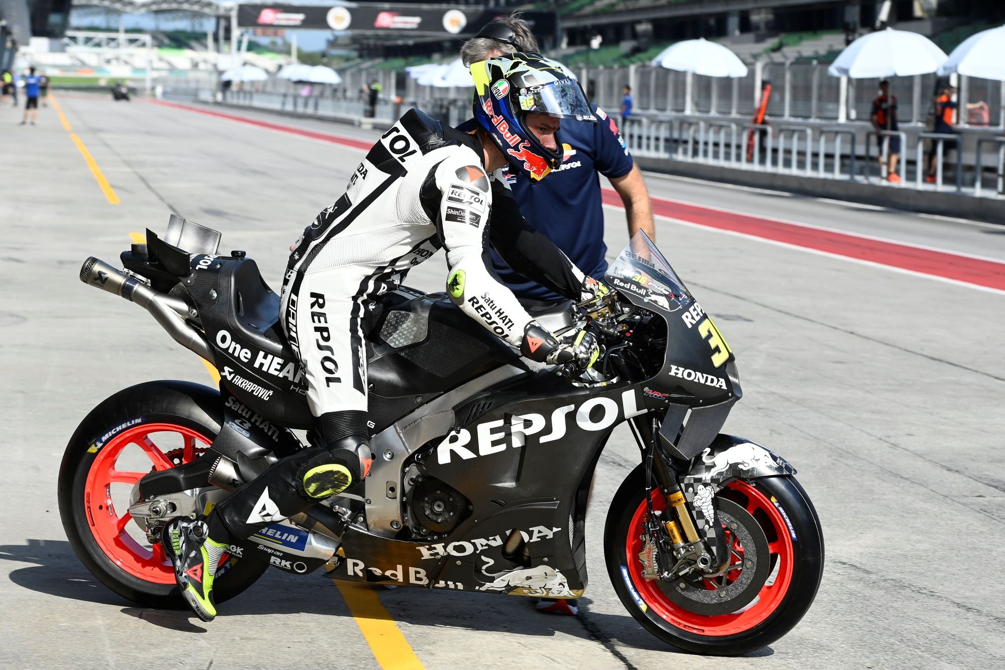 Honda RC213V MotoGP 2023 detalles test Sepang 08