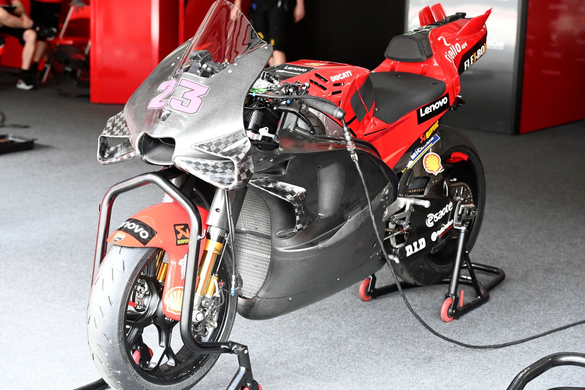 Ducati Desmosedici MotoGP 2023 detalles test Sepang 09