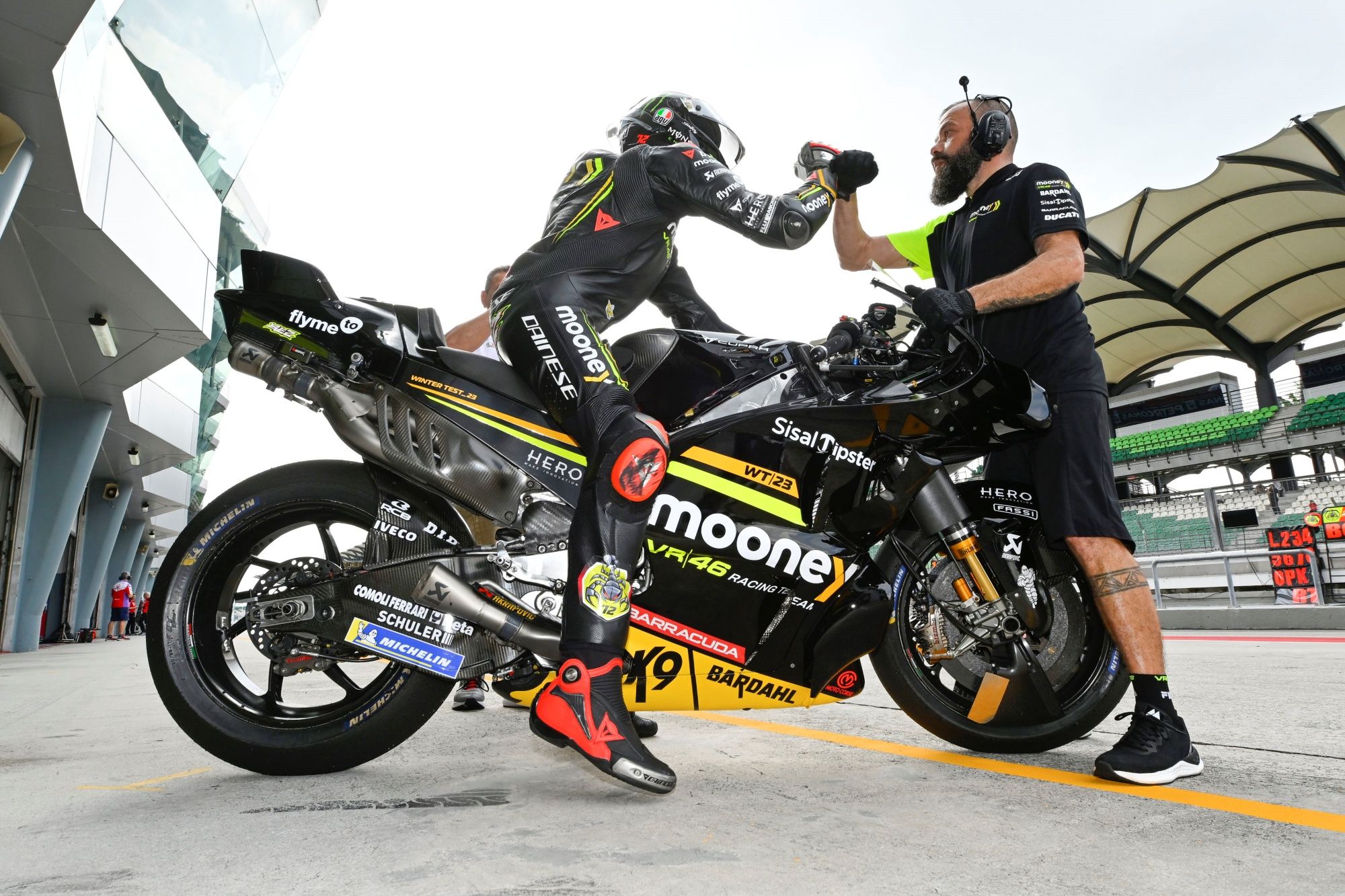 Ducati Desmosedici MotoGP 2023 detalles test Sepang 12
