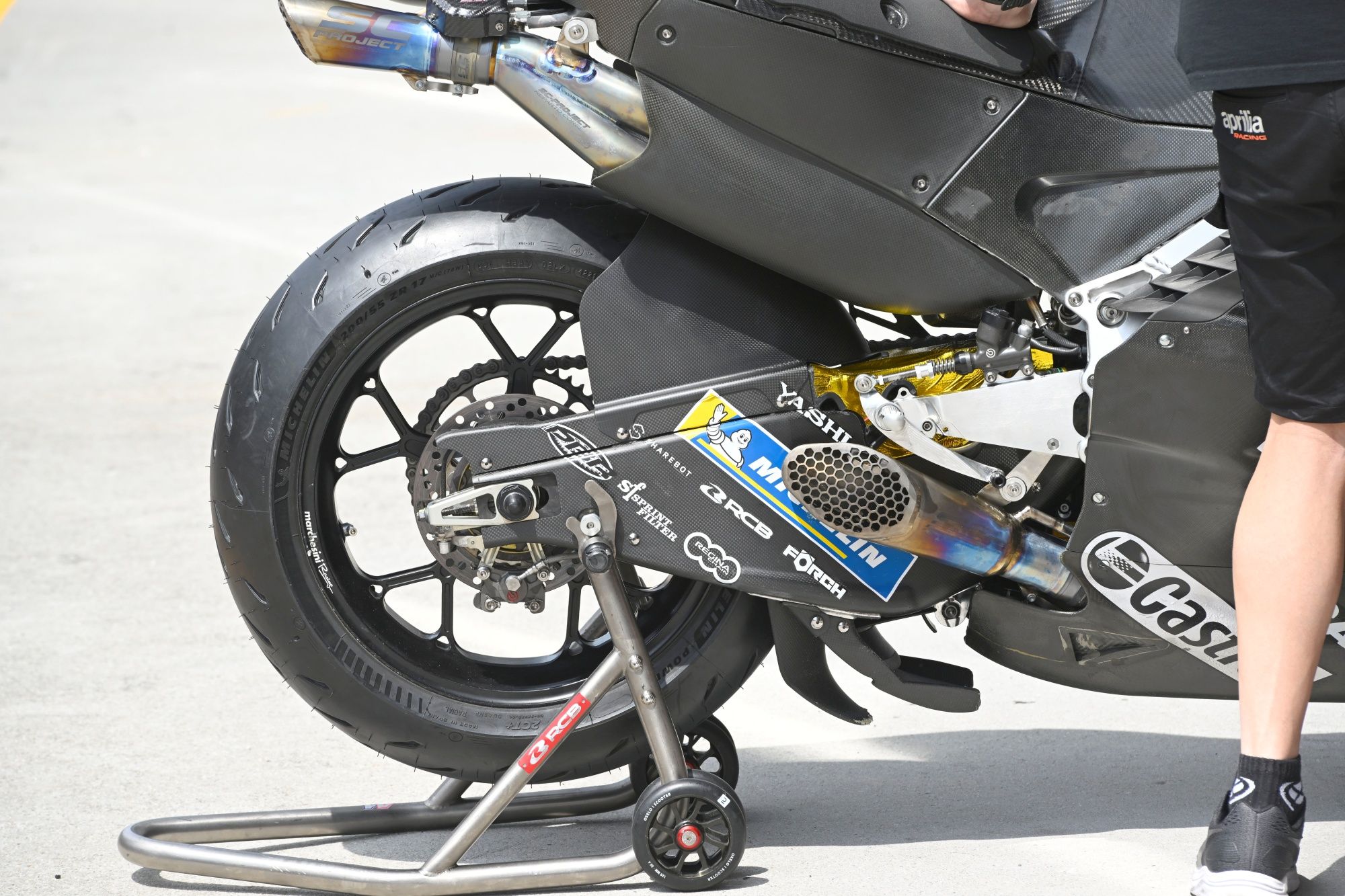Aprilia RS GP MotoGP 2023 detalles test Sepang 07