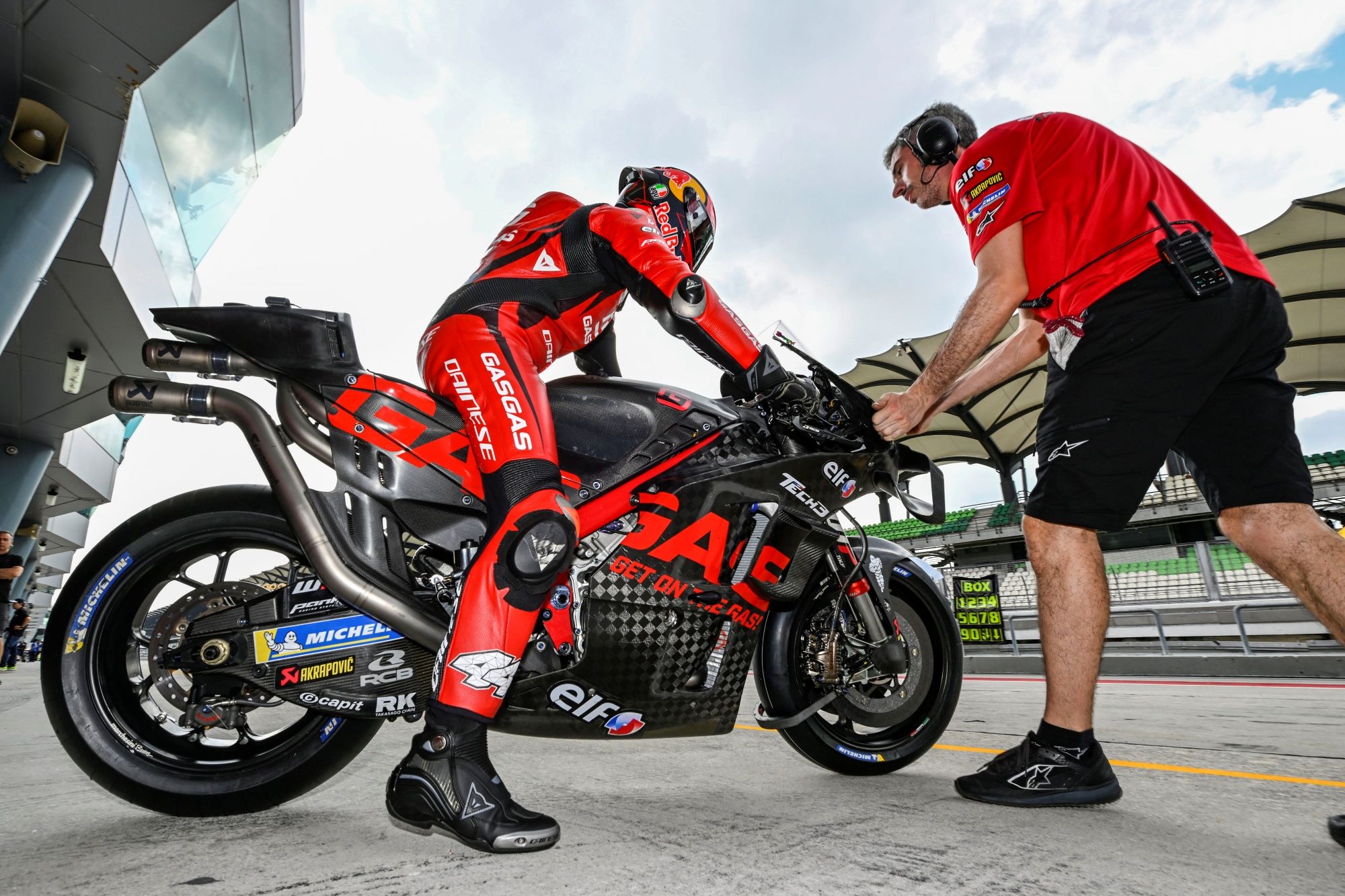GasGas RC16 MotoGP 2023 detalles test Sepang 03