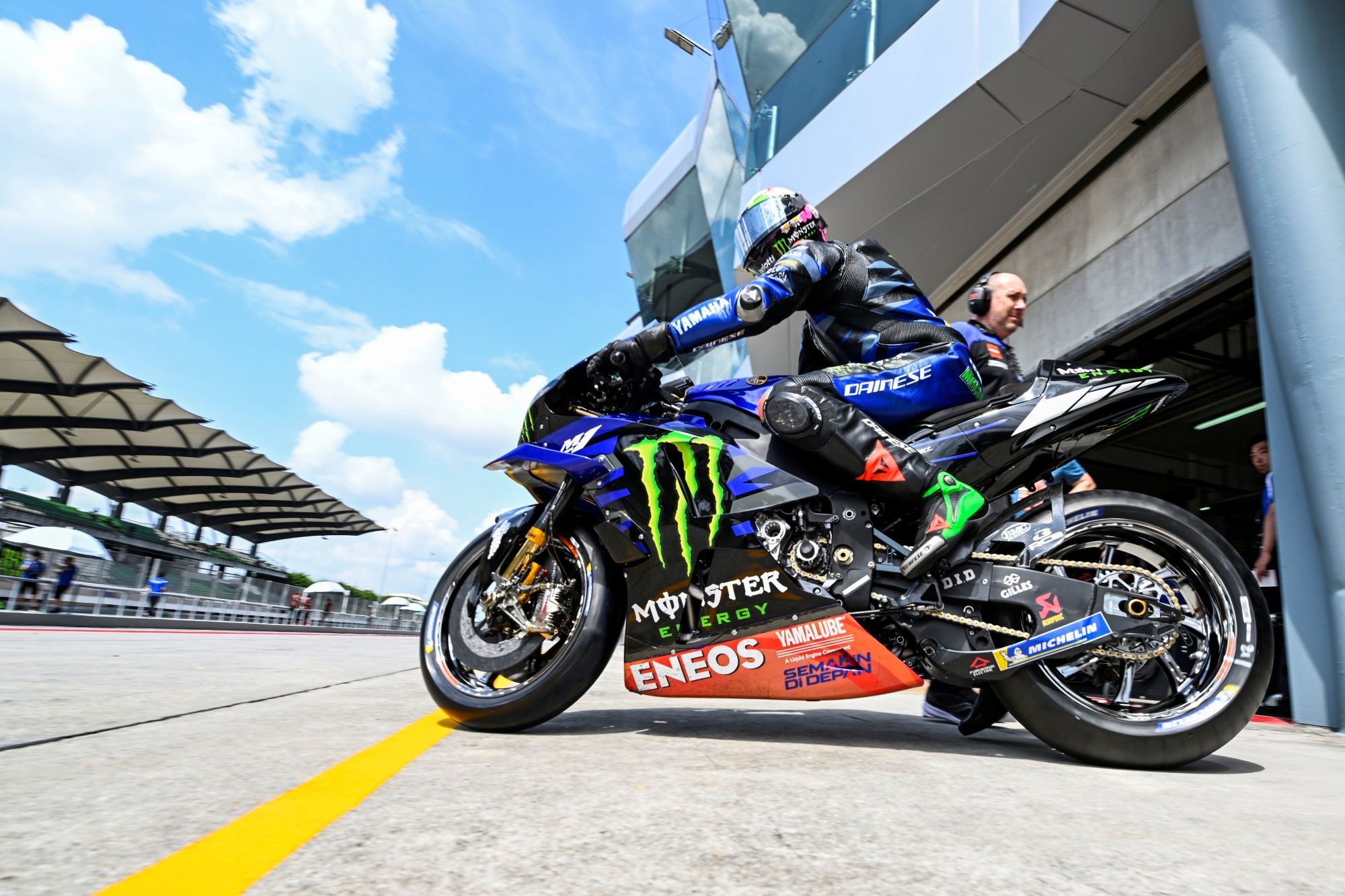 Yamaha YZR M1 MotoGP 2023 detalles test Sepang 06
