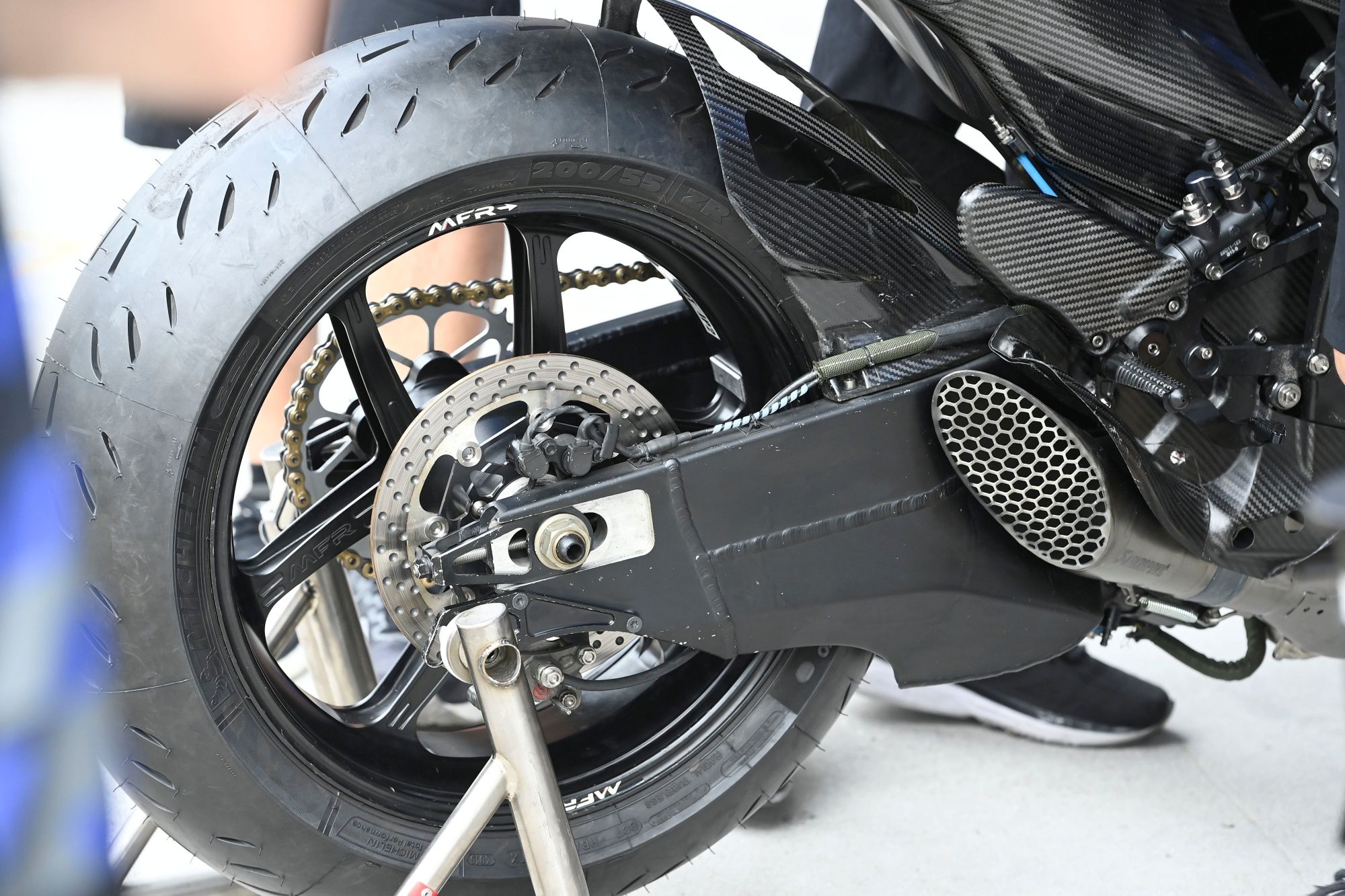 Yamaha YZR M1 MotoGP 2023 detalles test Sepang 07