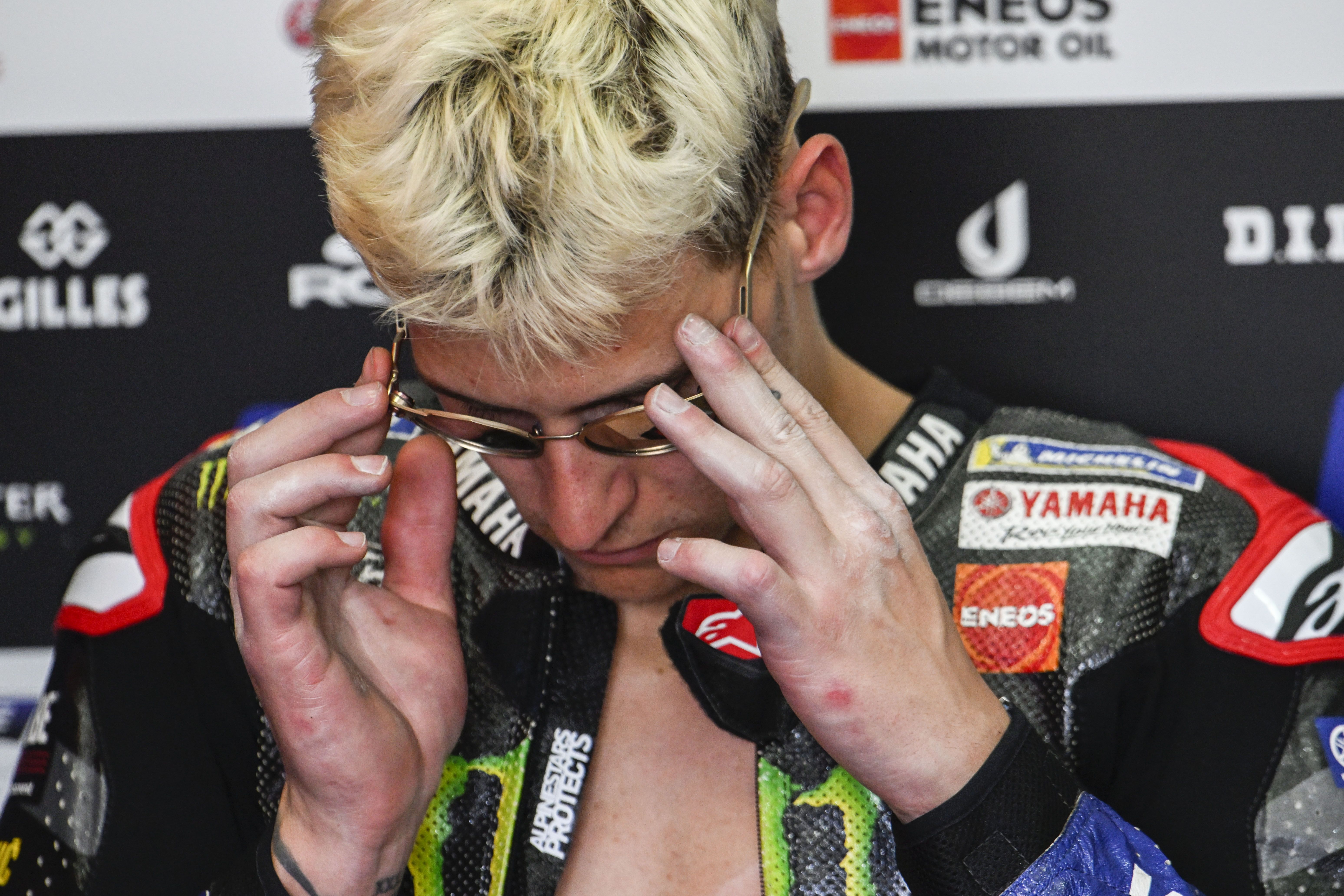 Fabio Quartararo no ha podido mejorar su mejor tiempo el viernes y ha finalizado 17º en la clasificación del test de Sepang.