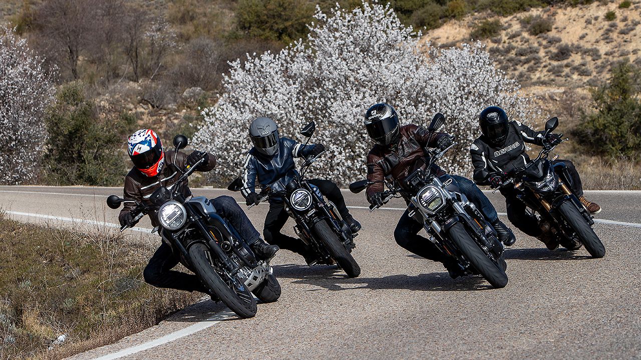 Comparativa motos naked 500 A2: Brixton, Honda, Macbor y Voge.