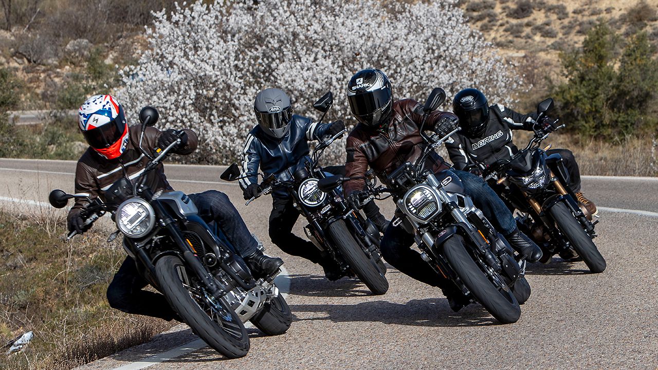 Comparativa motos naked 500 A2: Brixton, Honda, Macbor y Voge.