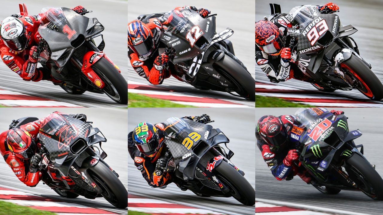 Ducati, Aprilia, Honda, GasGas, KTM y Yamaha en el test Sepang de MotoGP 2023