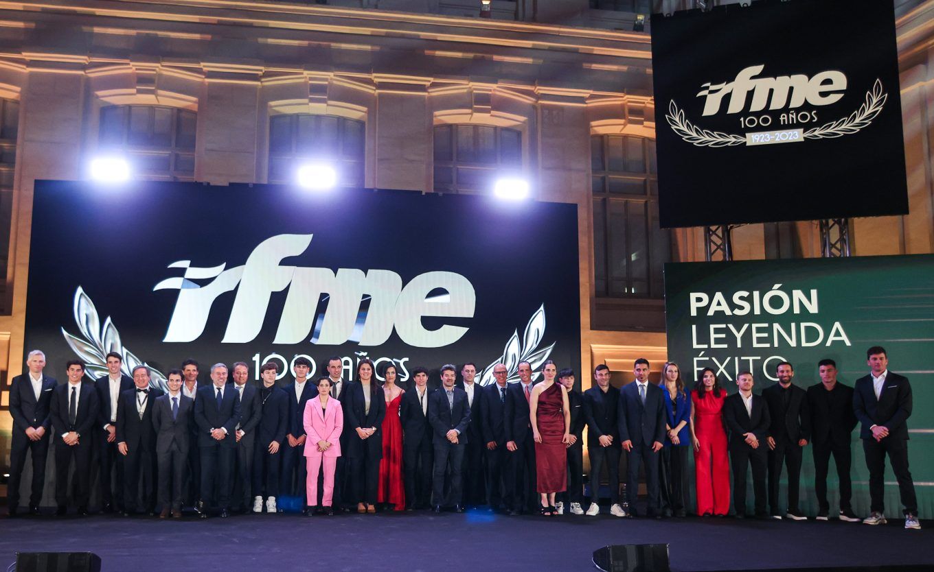 Gala del centenario de la RFME en el Palacio de Cibeles de Madrid.