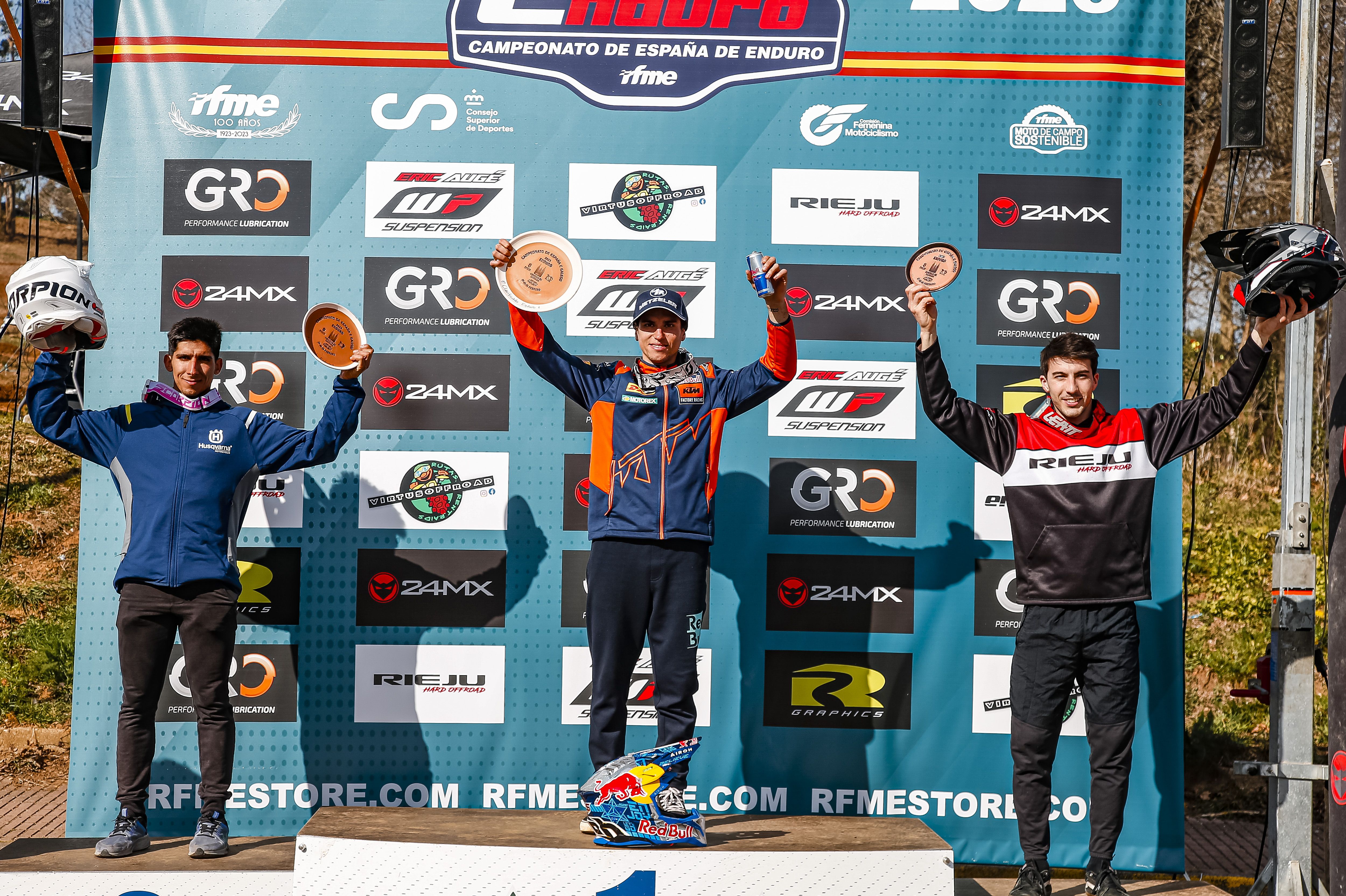 Sergio Navarro  Podio E1 CEE Santiago de Compostela