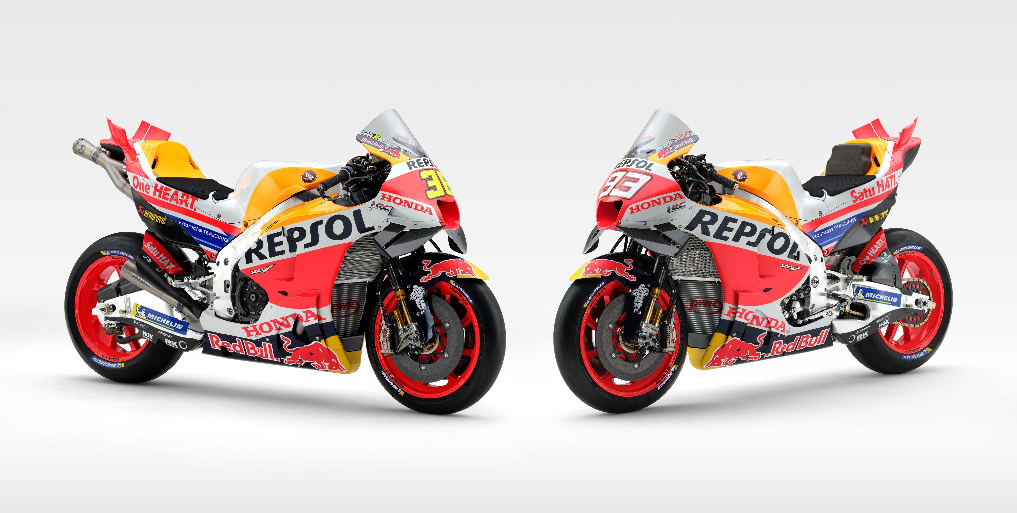 Honda RC213V Repsol MotoGP 2023 Marc Márquez Joan Mir 01