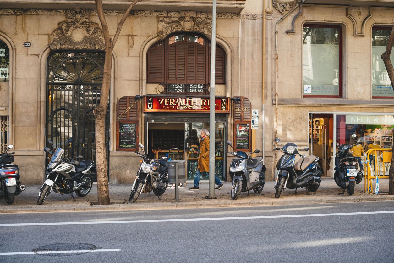 Multa por aparcar en la acera