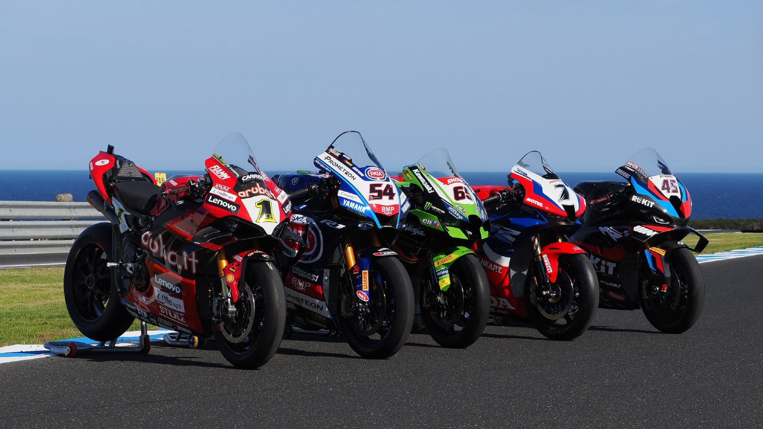 Ducati, Yamaha, Kawasaki, Honda y BMW, las motos del Mundial de Superbike 2023