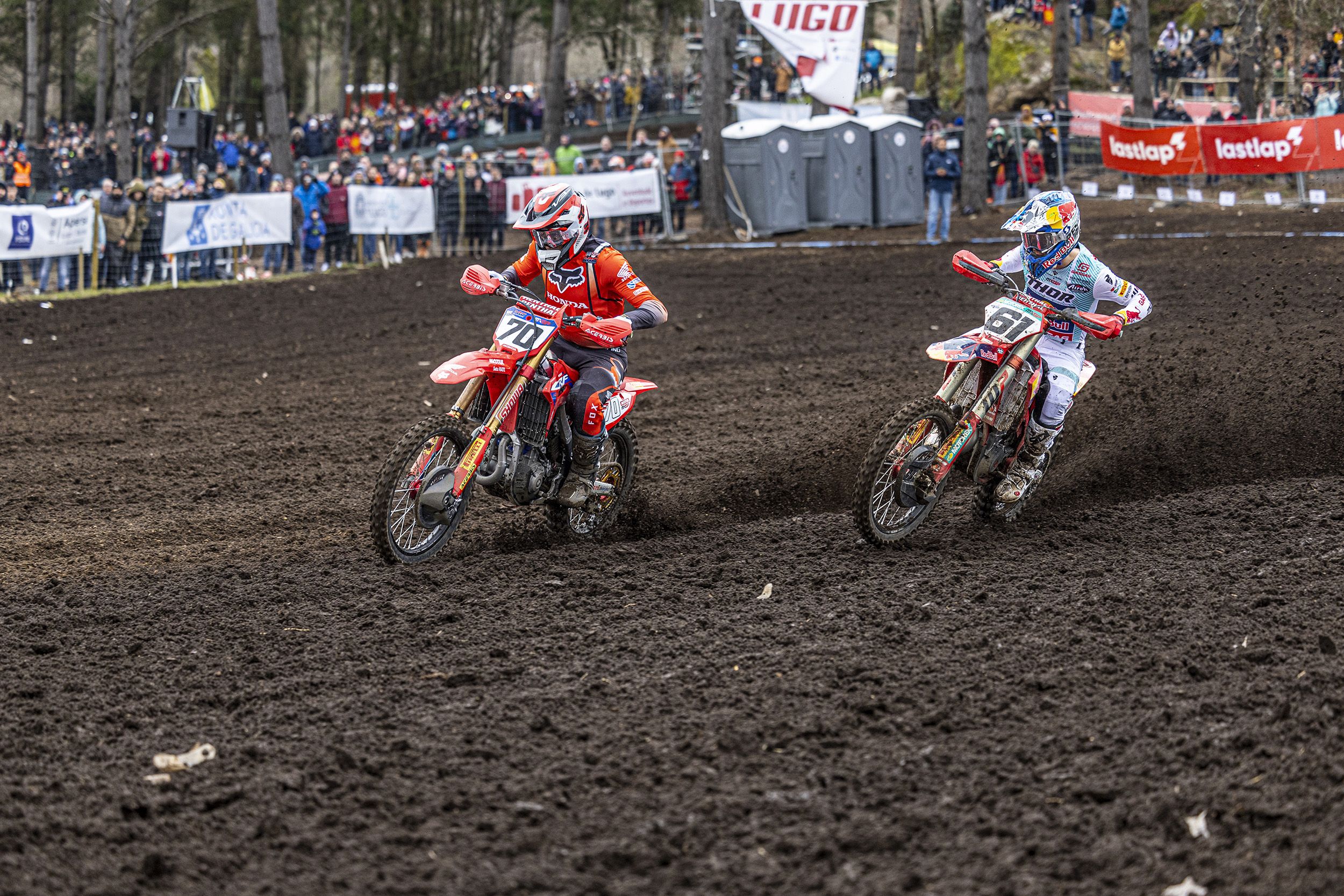 Campeonato de España de MX Élite, Circuito Motopark, Lugo. Rubén Fernández vence, con Prado segundo