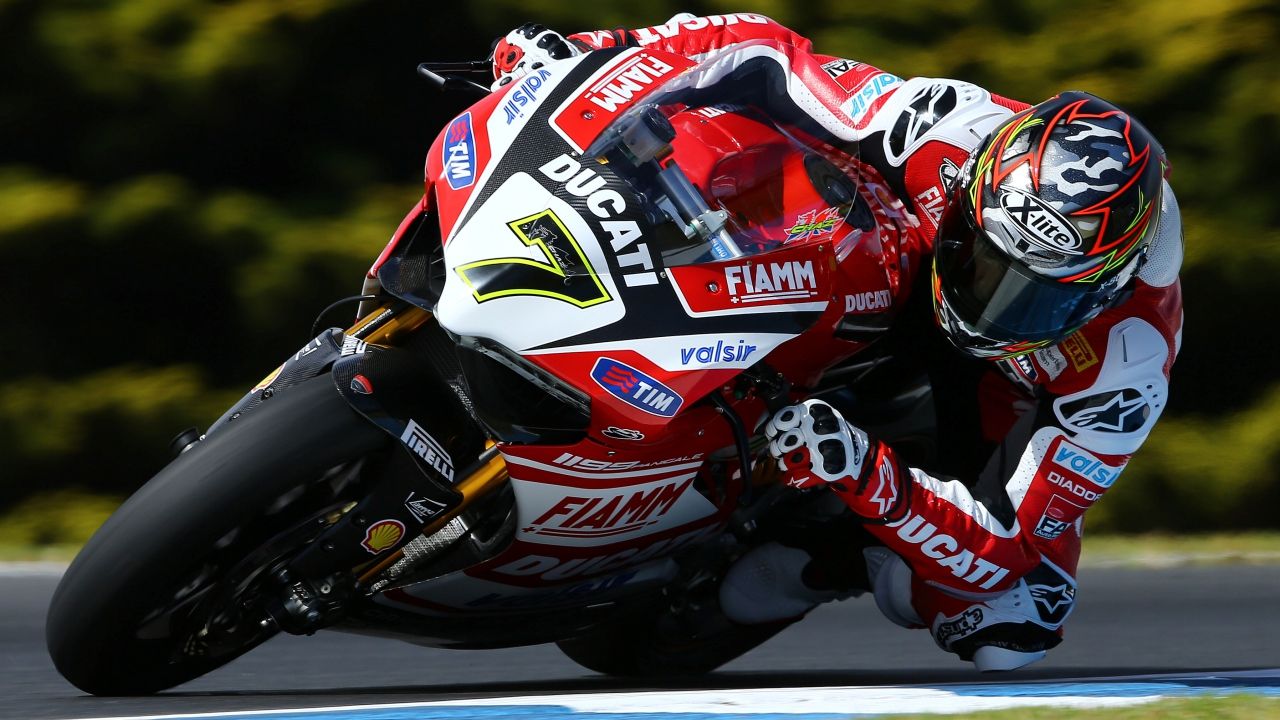 Chaz Davies logró tres subcampeonatos mundiales de Superbike con Ducati