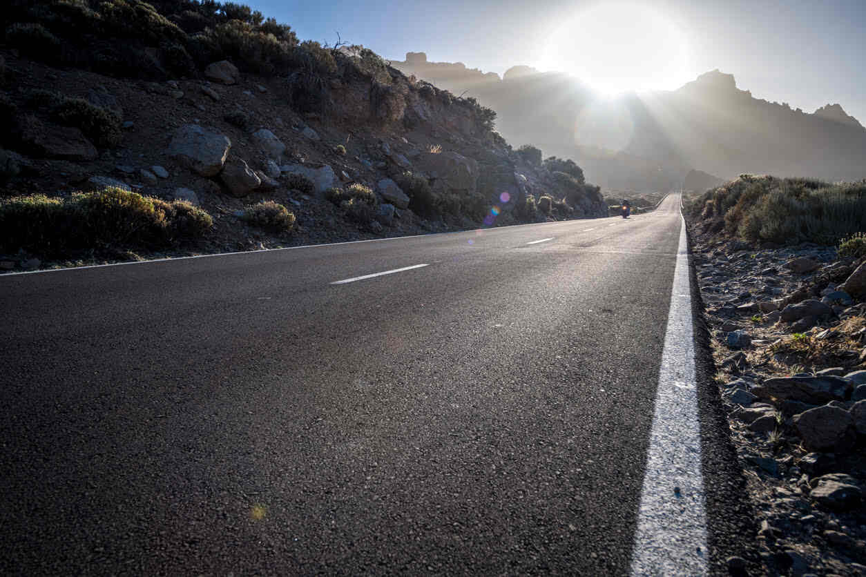 Parque nacional el Teide en la isla de Tenerife