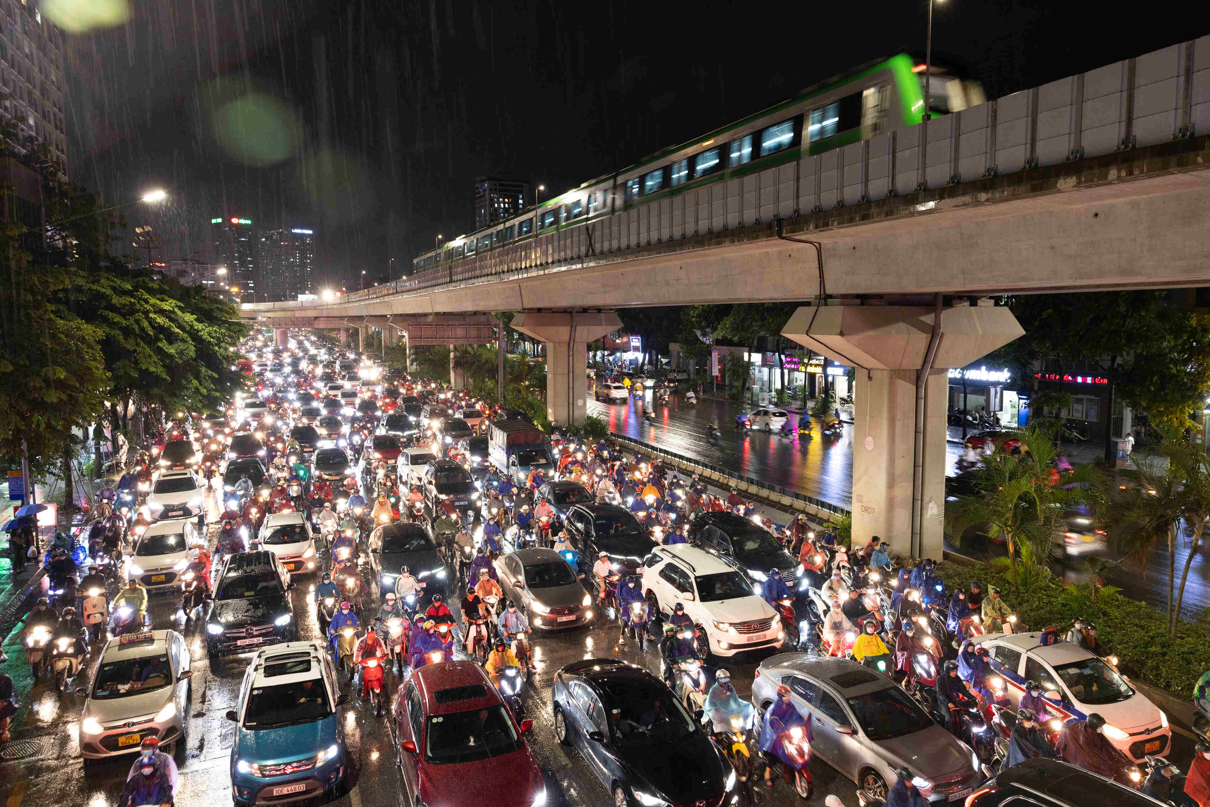 cuando llueve que luces hay que poner