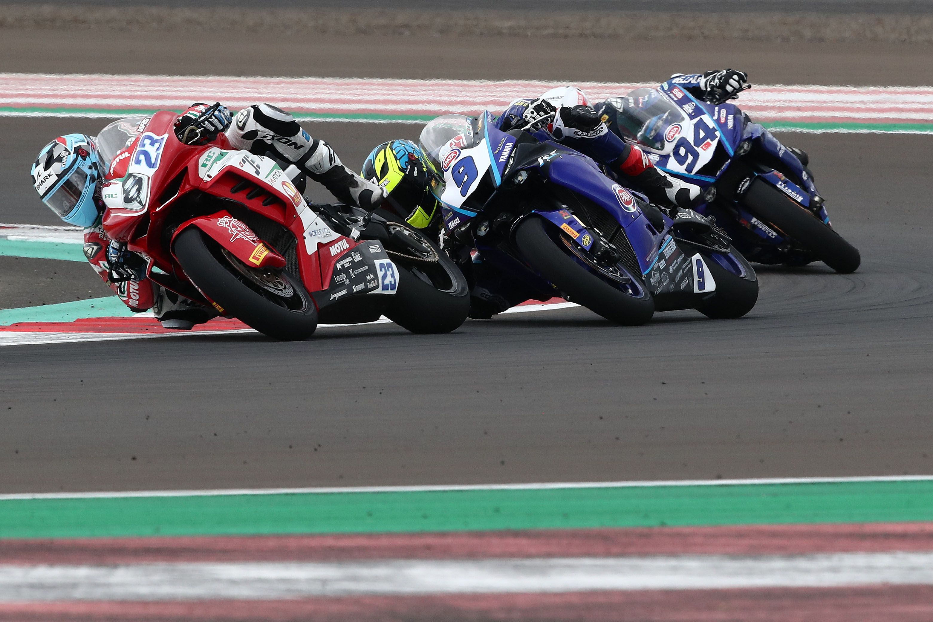 Marcel Schortter, Jorge Navarro y Valentin Debise, WSS Indonesia 2023