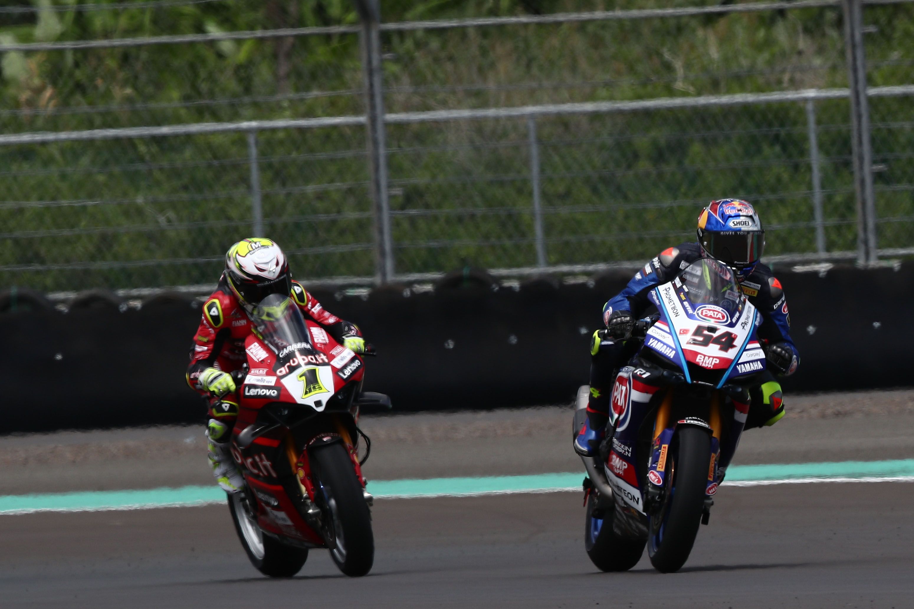 Toprak Razgatlioglu y Álvaro Bautista, WSBK Indonesia 2023