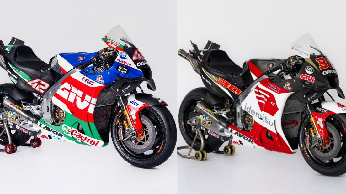 Honda RC213V LCR Castrol Idemitsu MotoGP 2023 Álex Rins Takaaki Nakagami