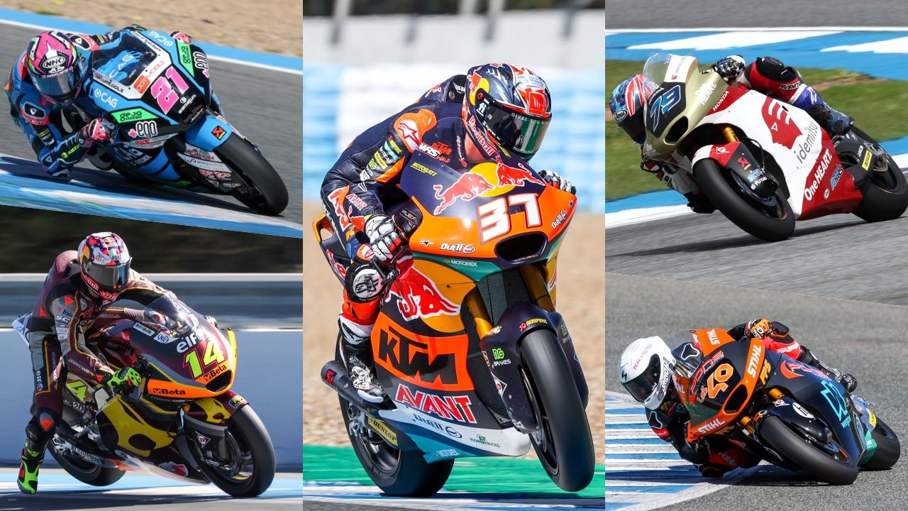 Pedro Acosta, Alonso López, Ai Ogura, Tony Arbolino y Arón Canet son algunos de los favoritos en Moto2 2023
