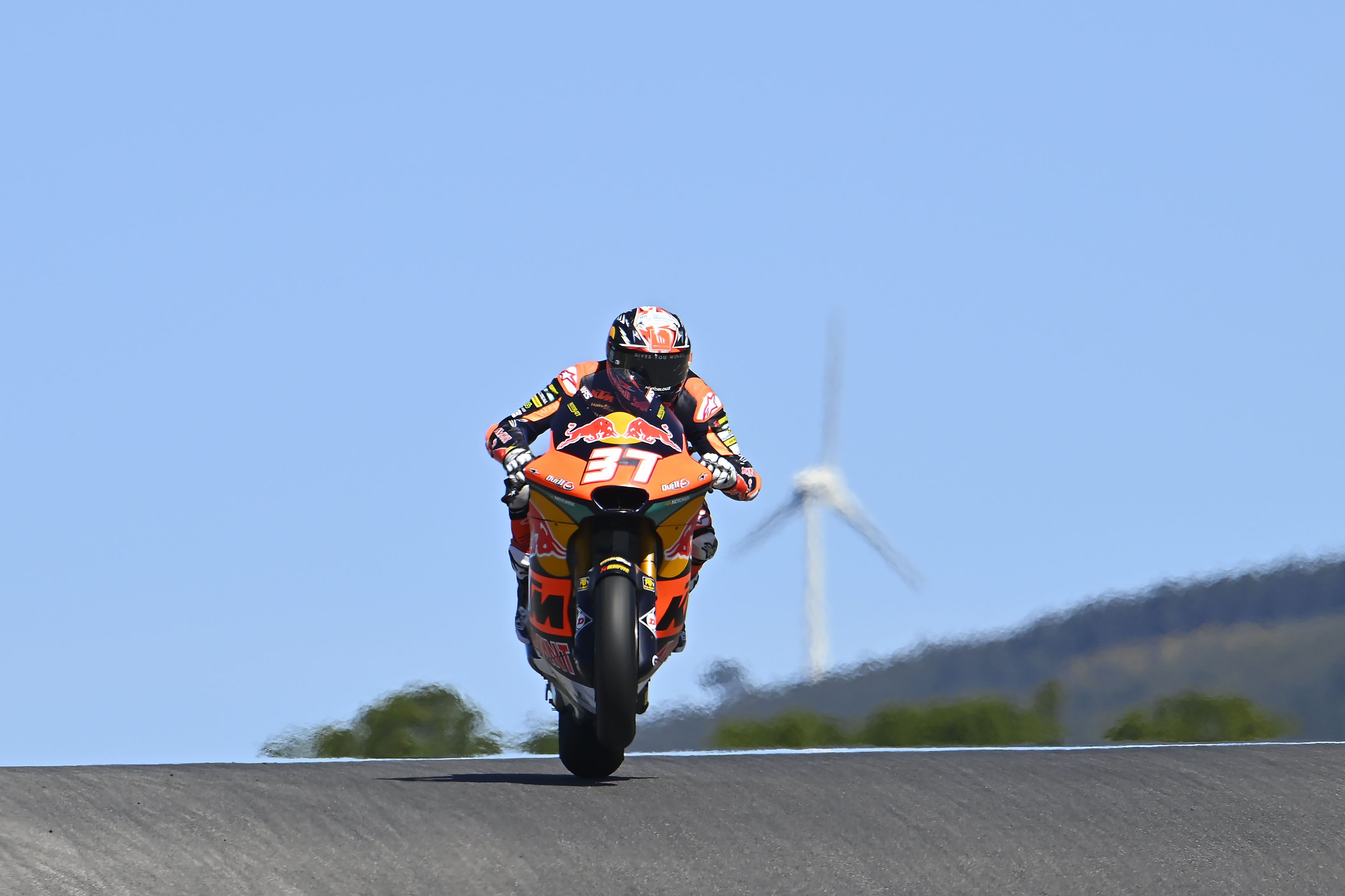 Pedro Acosta ha liderado la primera jornada de Moto2.