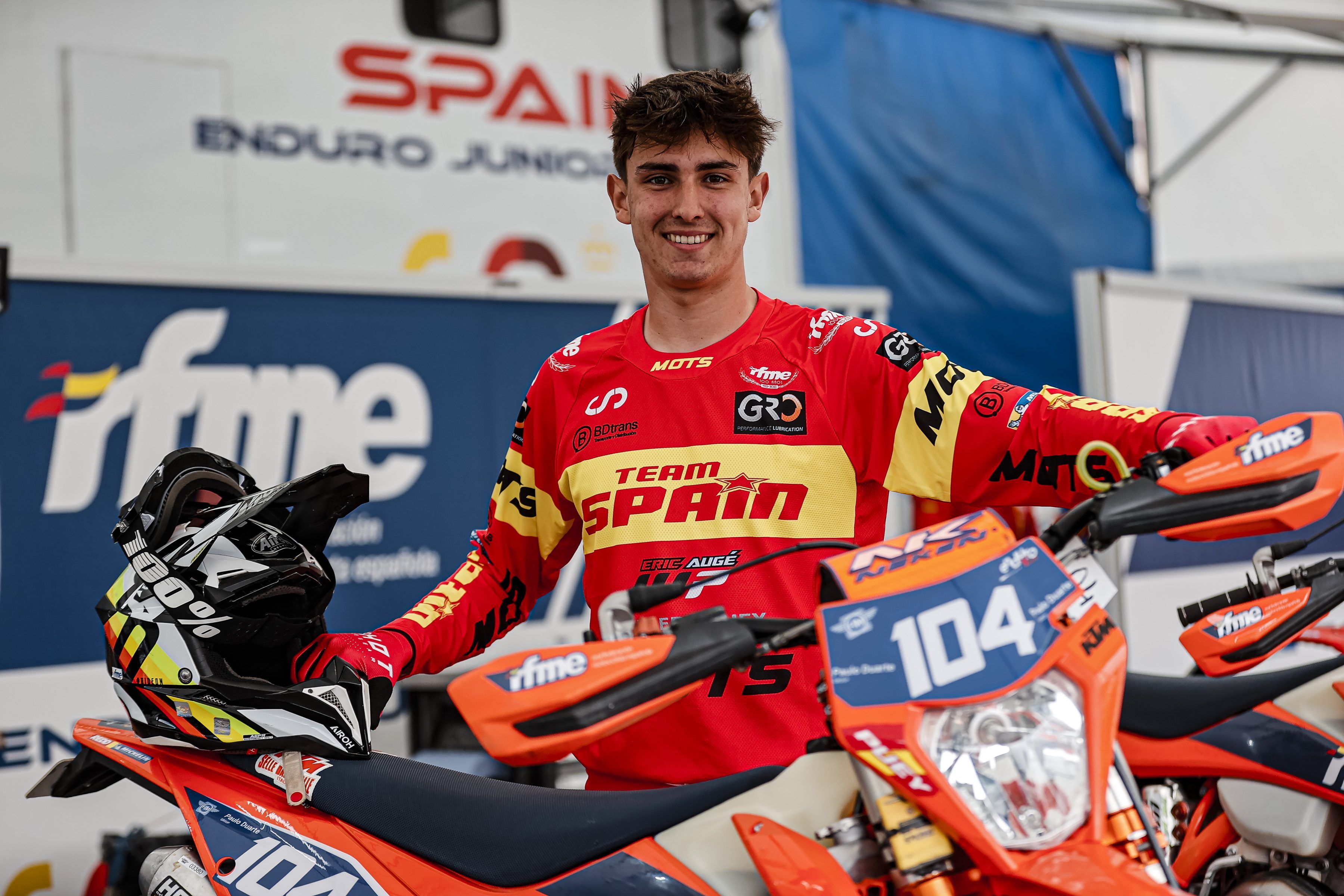 Equipo Nacional de Enduro RFME 2023. En el Mundial Junior 2 , Youth y Woman