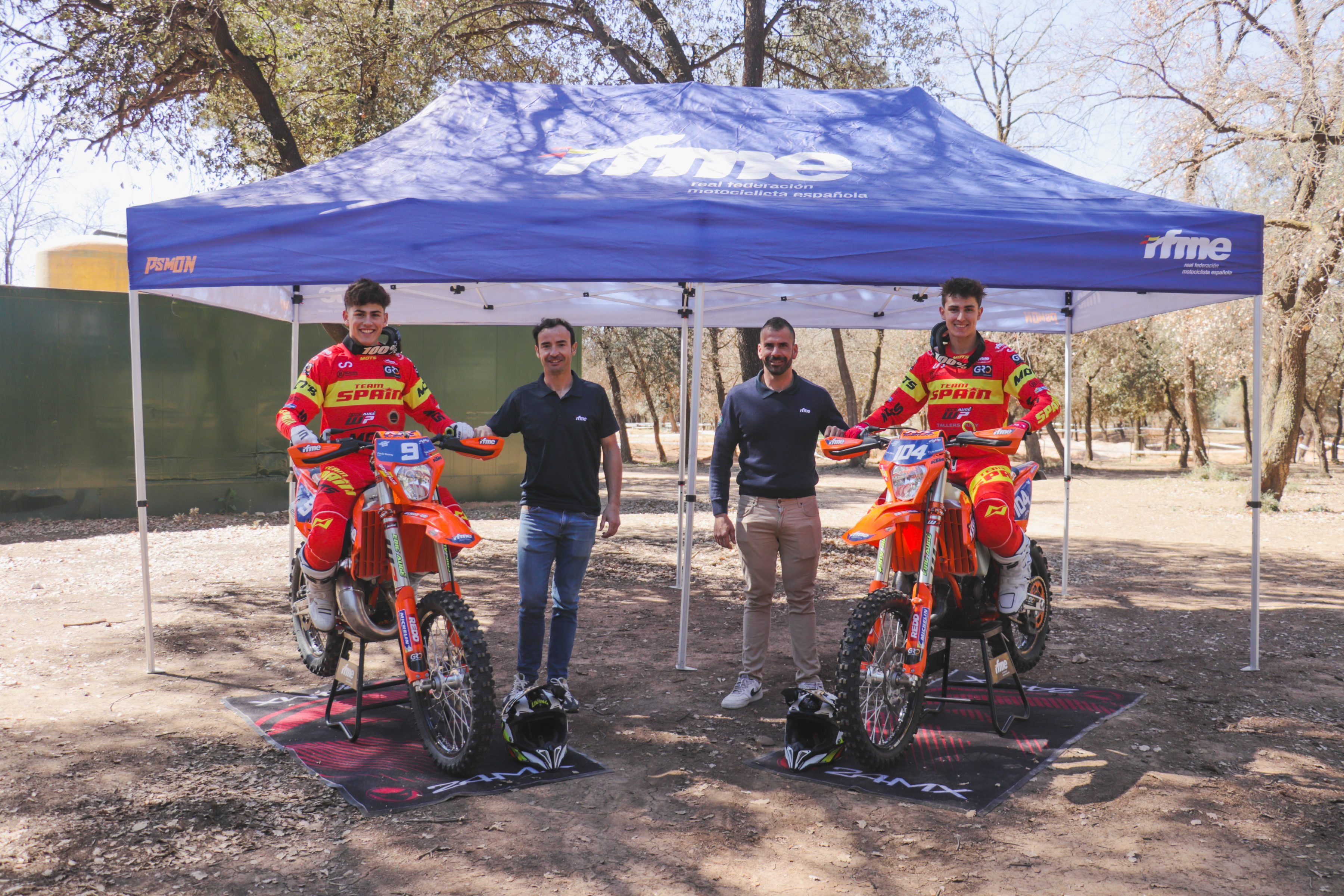 Equipo Nacional de Enduro RFME 2023. En el Mundial Junior 2 , Youth y Woman