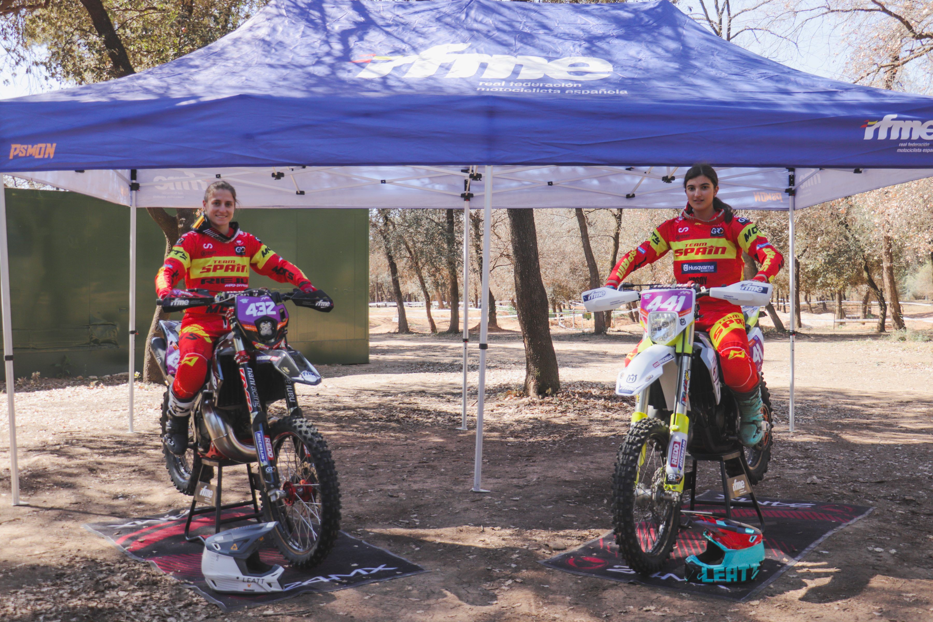 Equipo Nacional de Enduro RFME 2023. En el Mundial Junior 2 , Youth y Woman